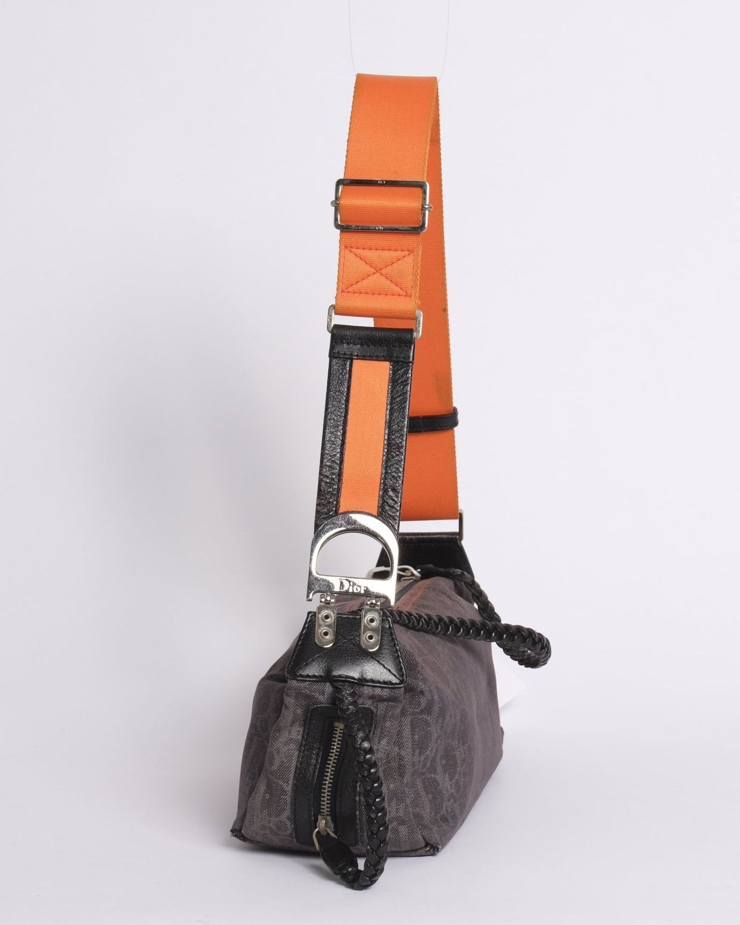 Christian Dior Flight Canvas Pochette Shoulder Bag