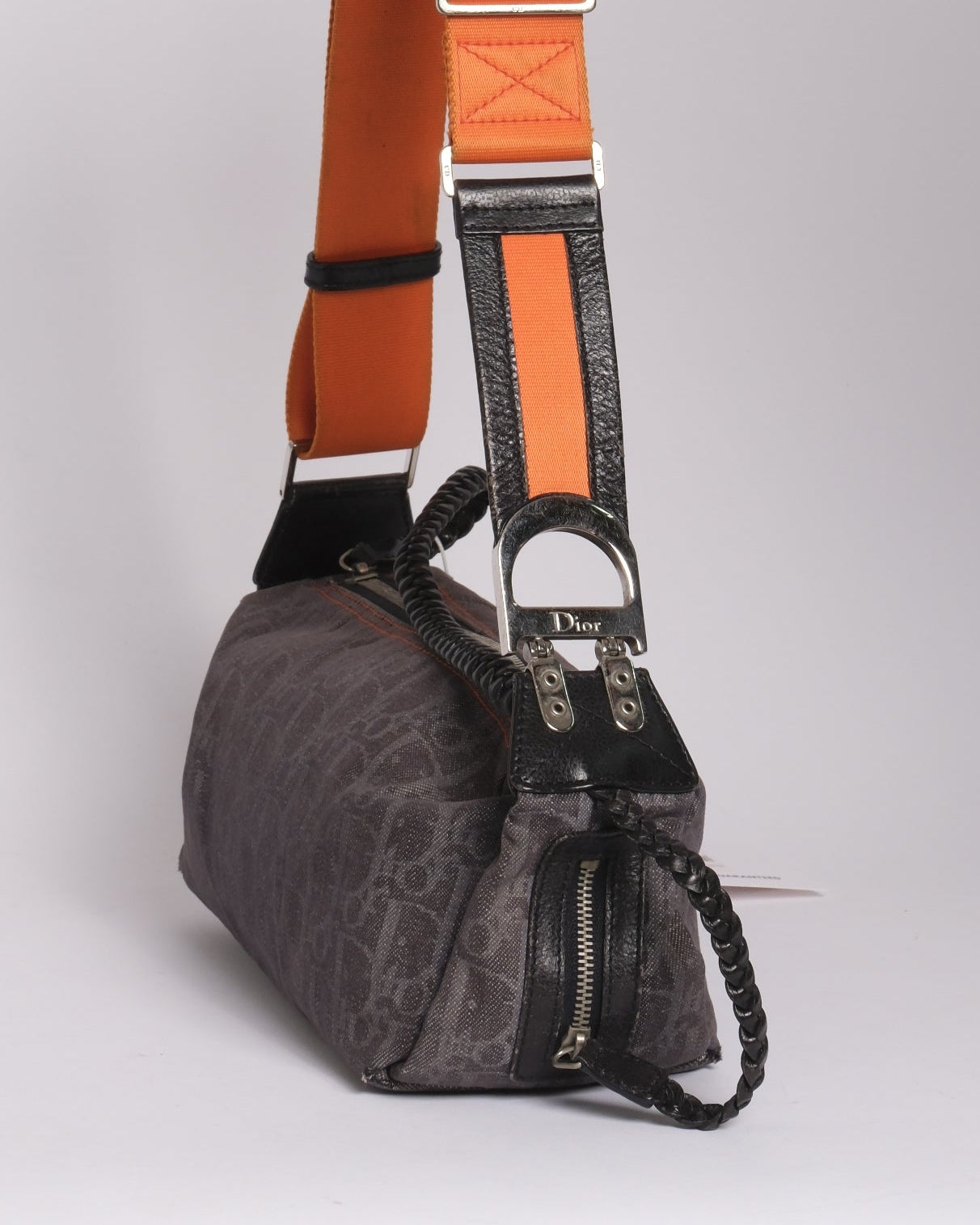 Christian Dior Flight Canvas Pochette Shoulder Bag
