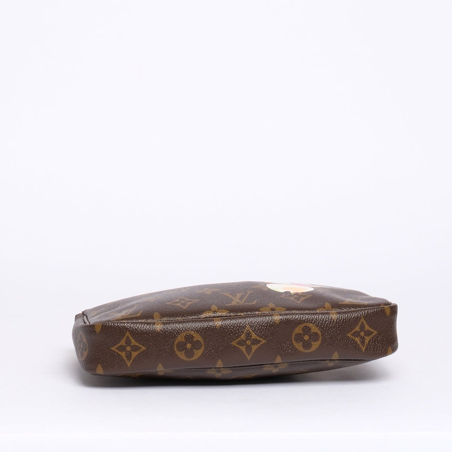Louis Vuitton x Takashi Murakami Brown Canvas Monogram Panda Pochette