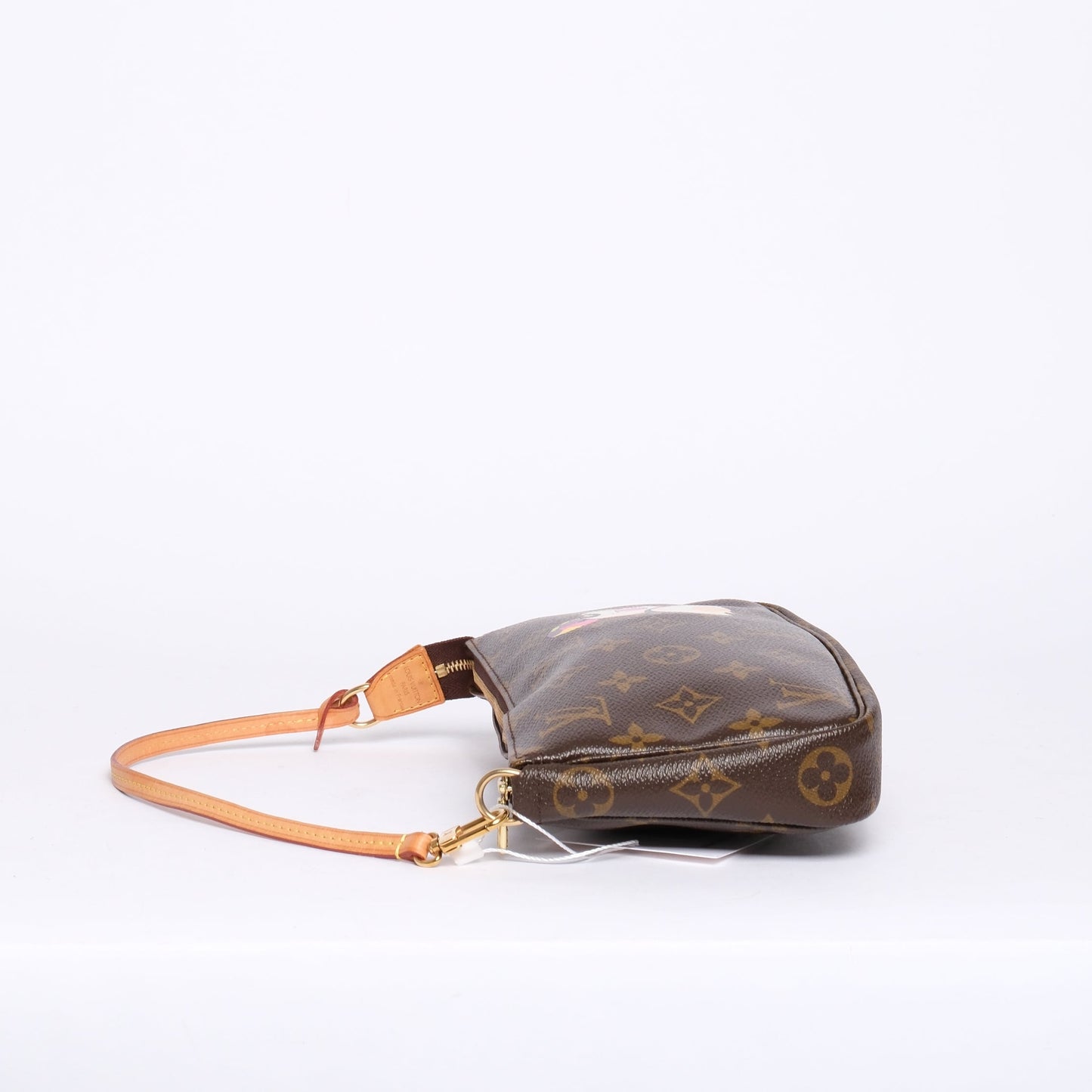 Louis Vuitton x Takashi Murakami Brown Canvas Monogram Panda Pochette