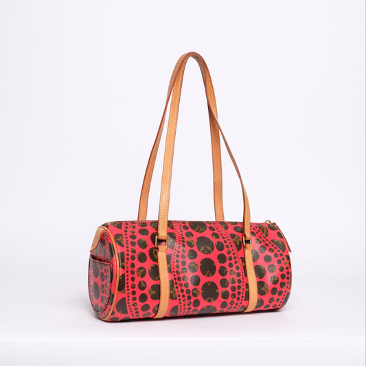 Louis Vuitton x Yayoi Kusama Canvas Pumpkin Dots Papillon Shoulder Bag