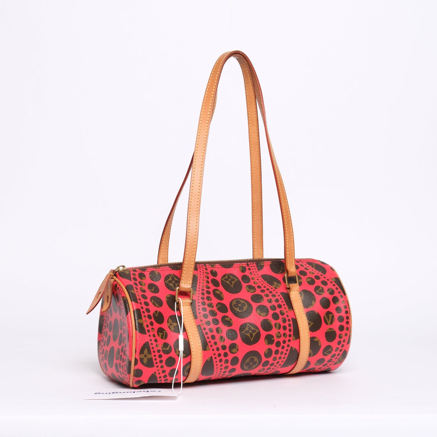 Louis Vuitton x Yayoi Kusama Canvas Pumpkin Dots Papillon Shoulder Bag