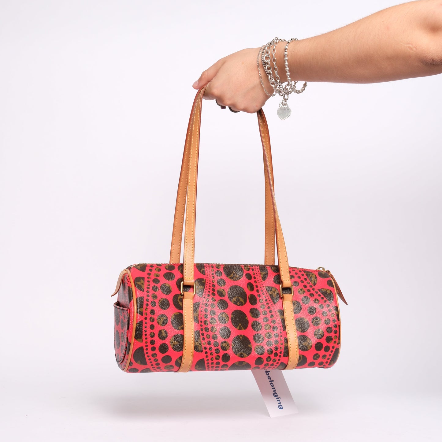 Louis Vuitton x Yayoi Kusama Canvas Pumpkin Dots Papillon Shoulder Bag
