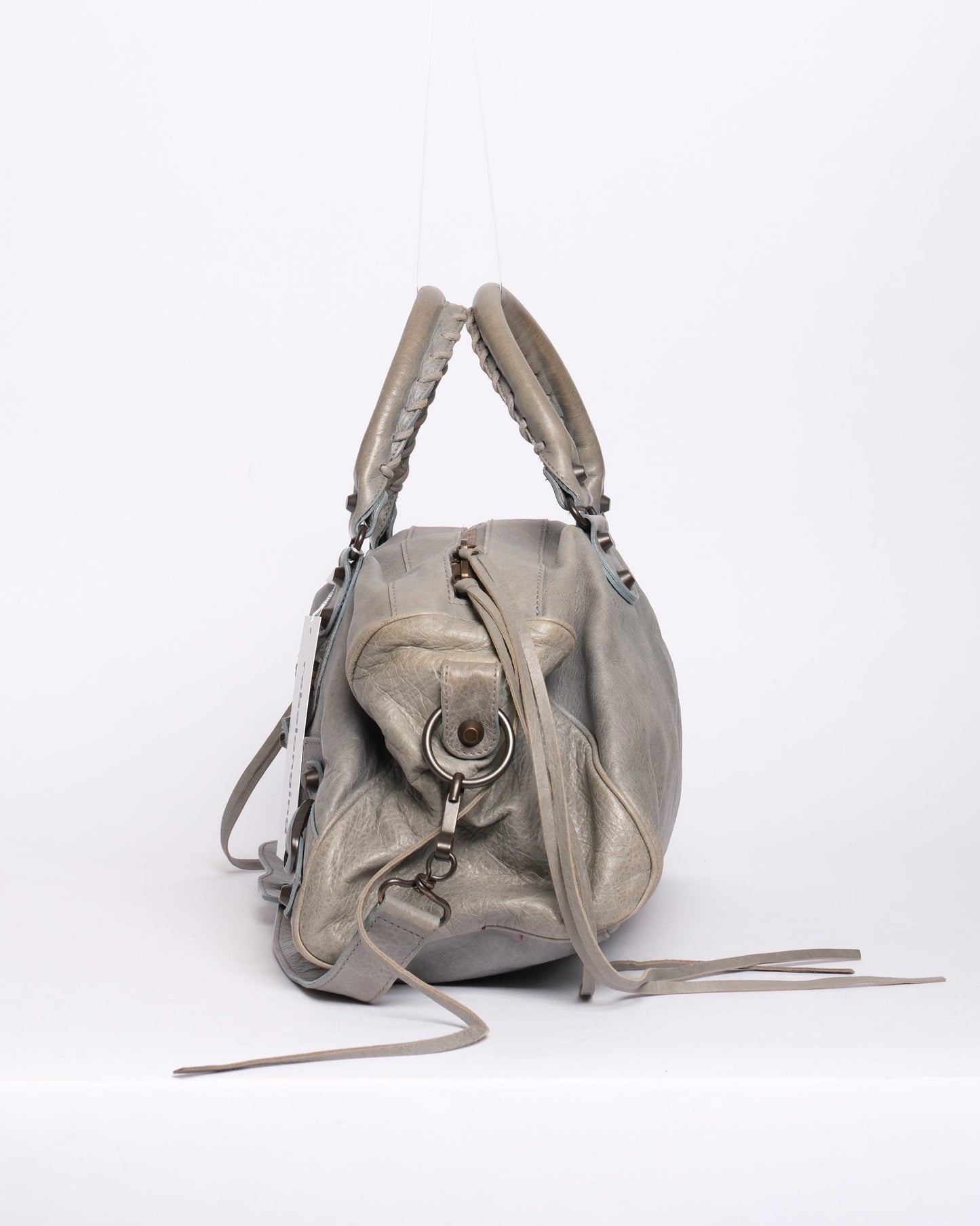 Balenciaga Light Blue Leather "Twiggy" City Bag