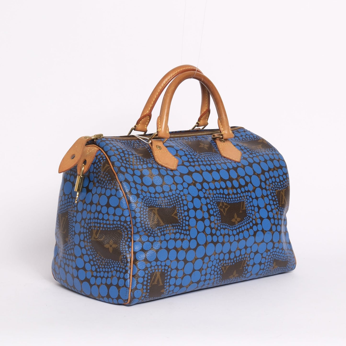 Louis Vuitton x Yayoi Kusama Blue Dot Speedy 30 Handbag
