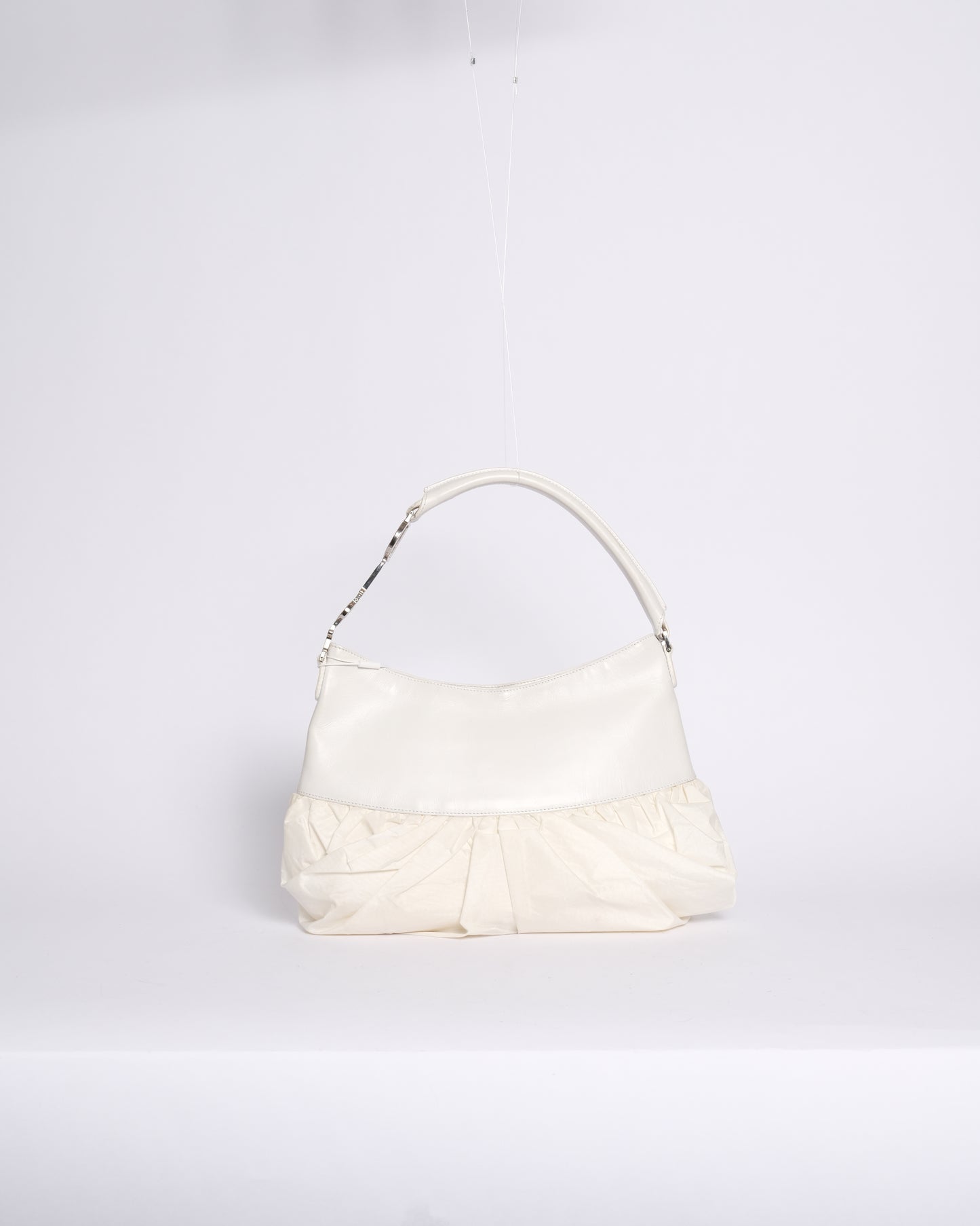 RARE Christian Dior White Corset Ballerina Large Shoulder Bag (Copy)