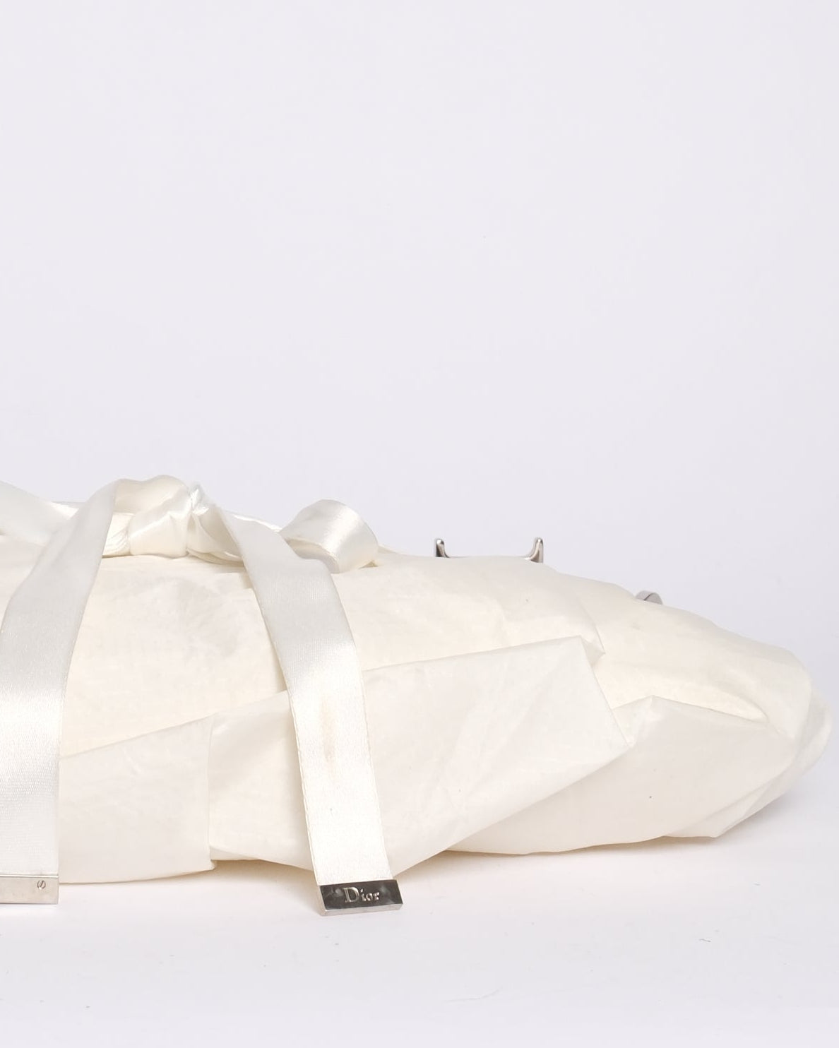 RARE Christian Dior White Corset Ballerina Large Shoulder Bag (Copy)