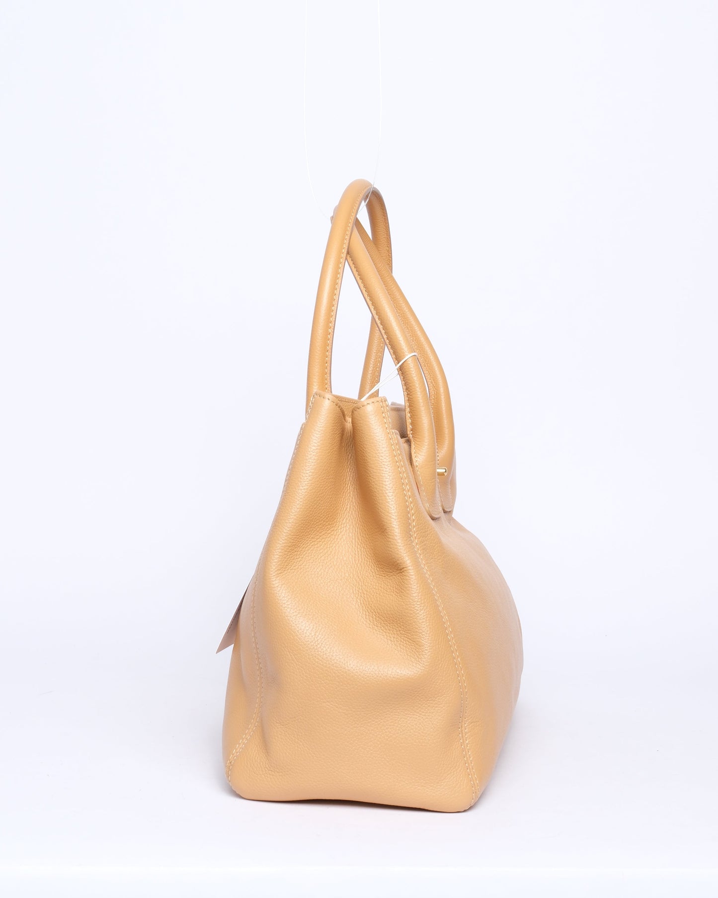 Chanel Beige Lambskin Leather Executive Tote Bag