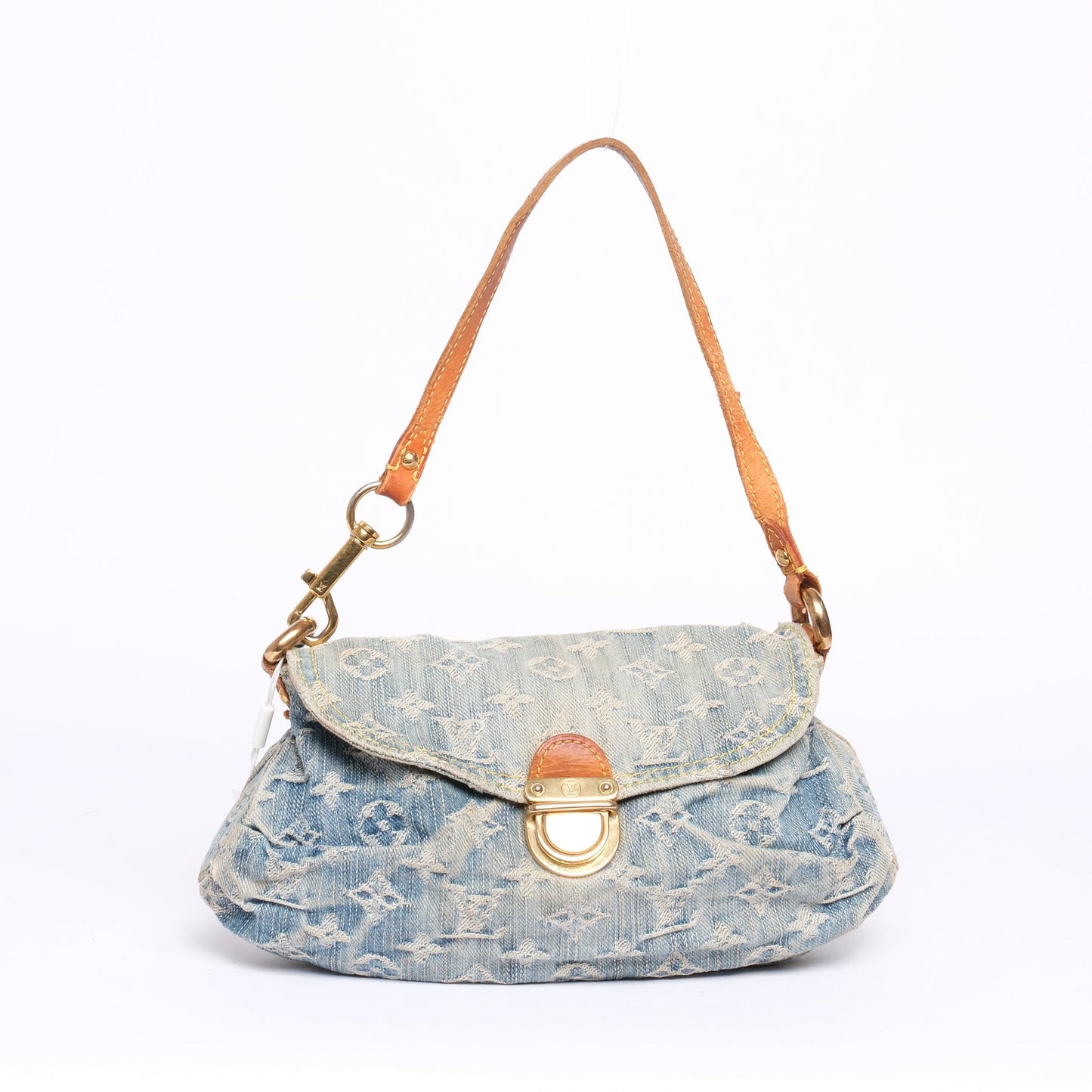 Louis Vuitton Denim Pleaty Shoulder Bag