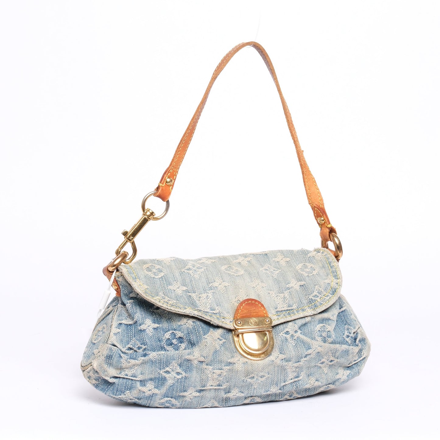 Louis Vuitton Denim Pleaty Shoulder Bag