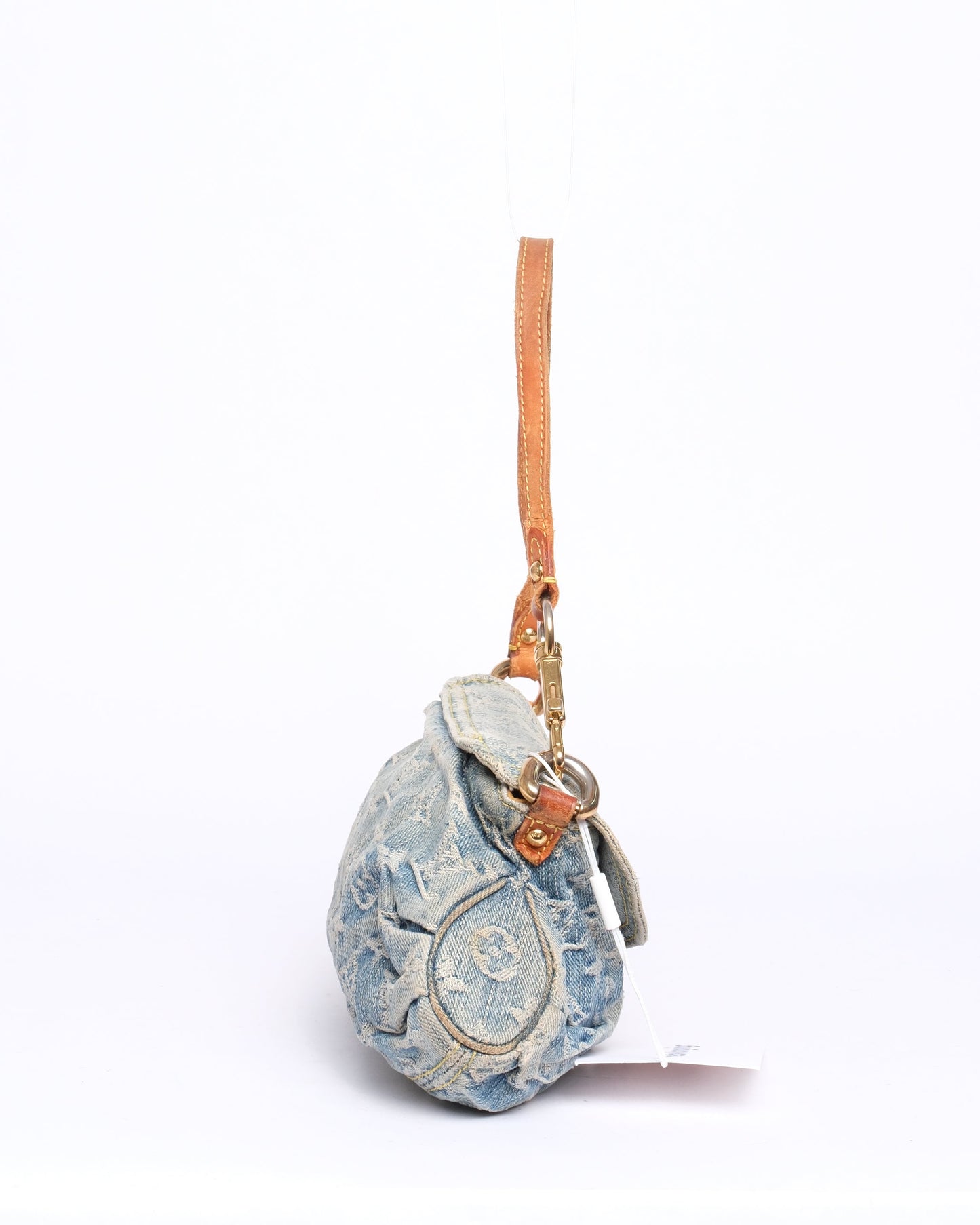 Louis Vuitton Denim Pleaty Shoulder Bag