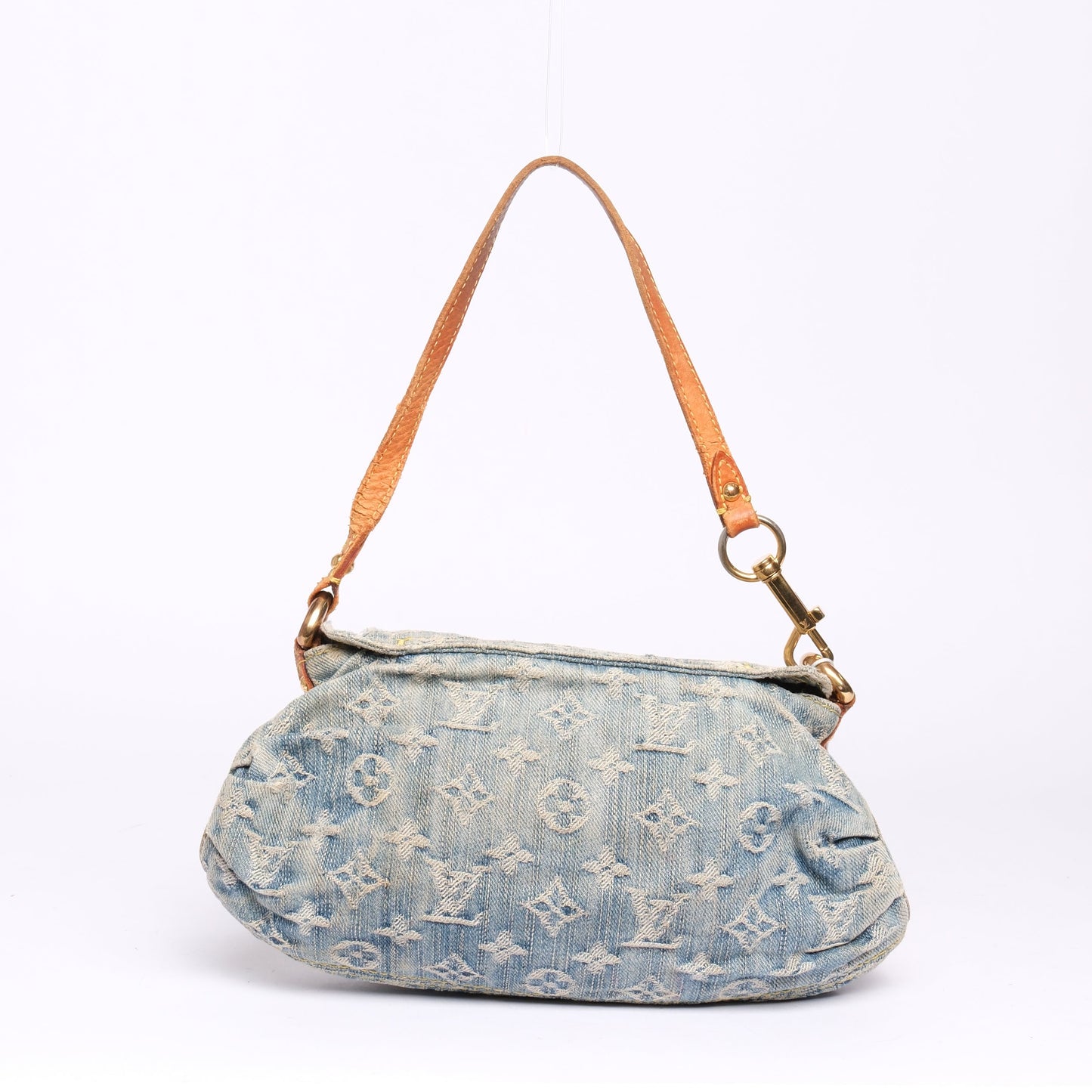 Louis Vuitton Denim Pleaty Shoulder Bag