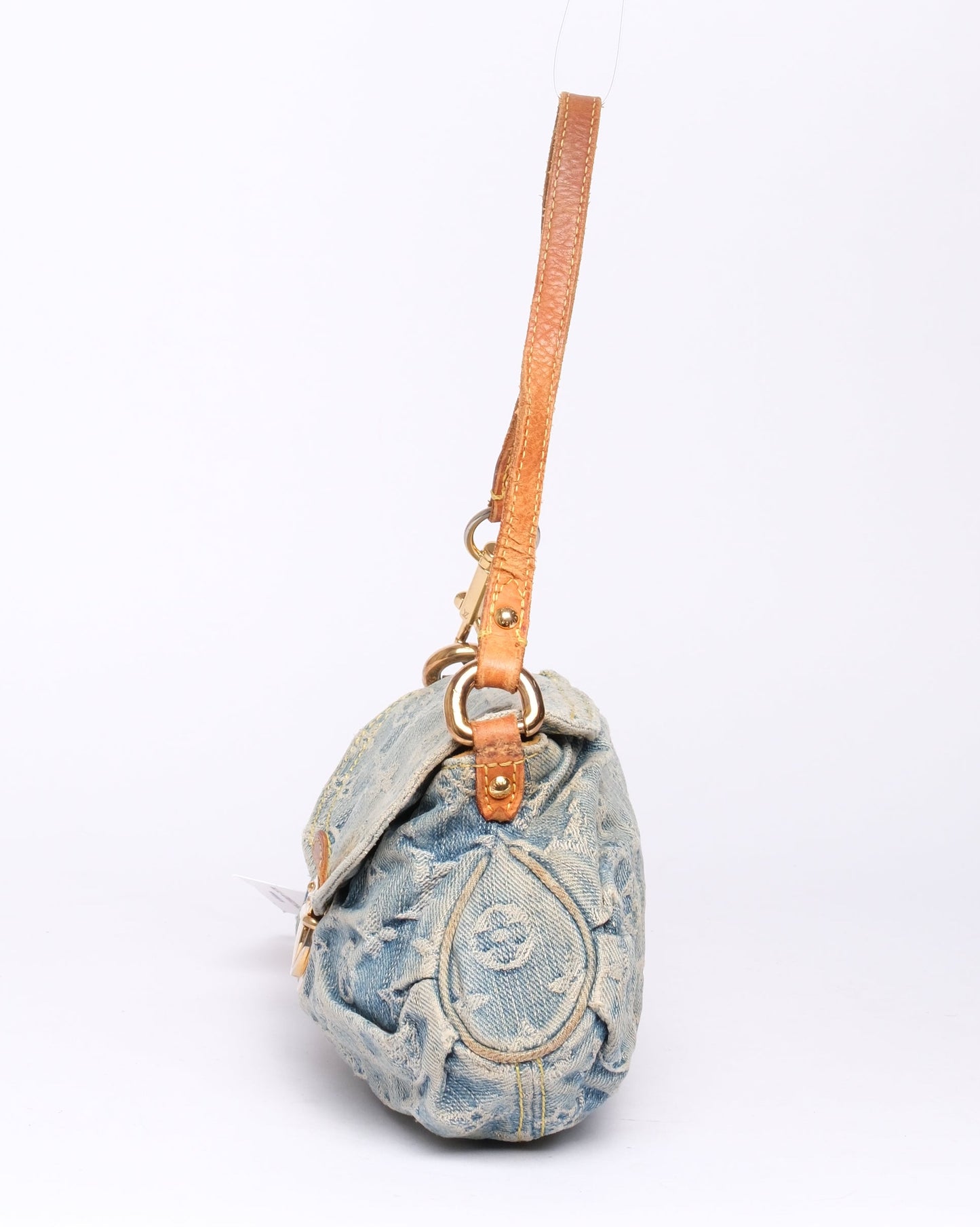 Louis Vuitton Denim Pleaty Shoulder Bag