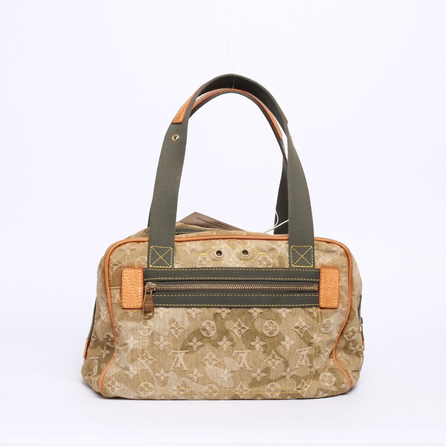 RARE Louis Vuitton X Murakami Green Denim Monogram Jasmine Shoulder Bag