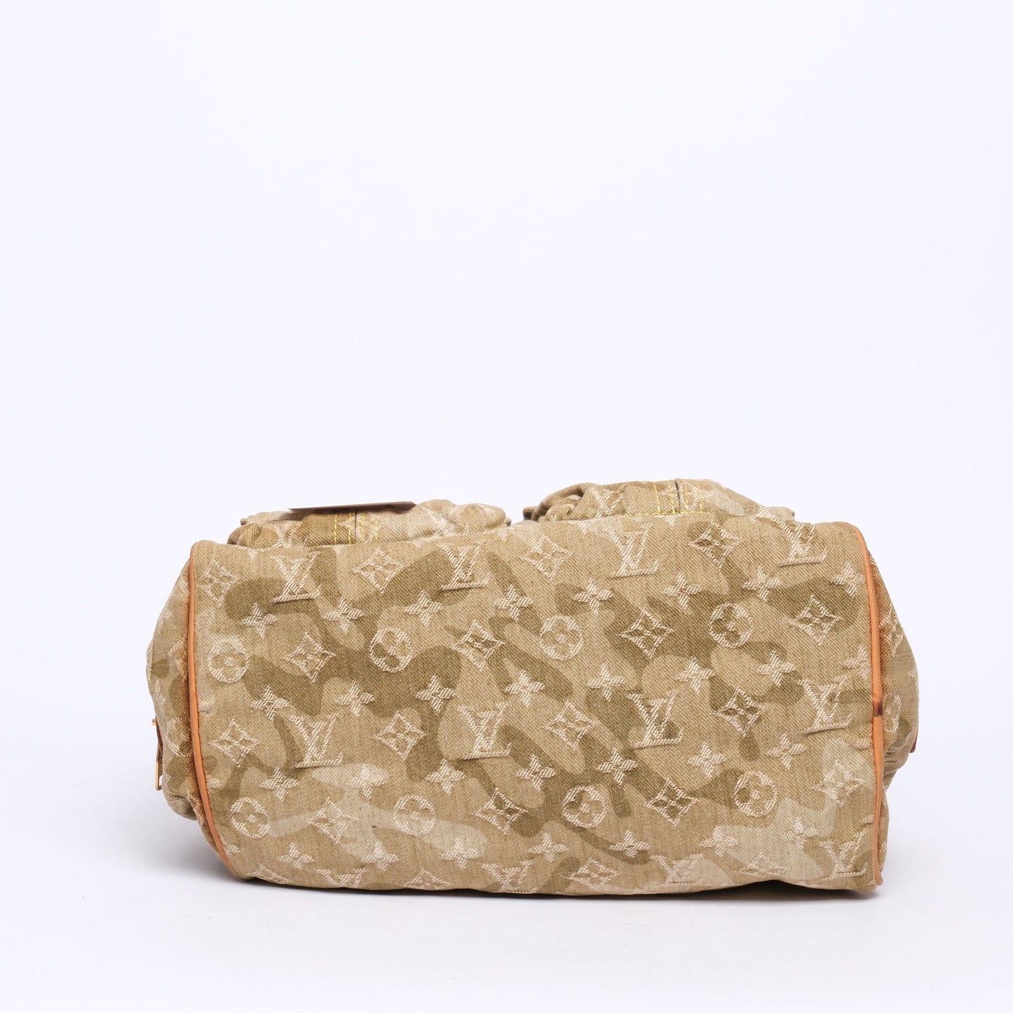 RARE Louis Vuitton X Murakami Green Denim Monogram Jasmine Shoulder Bag