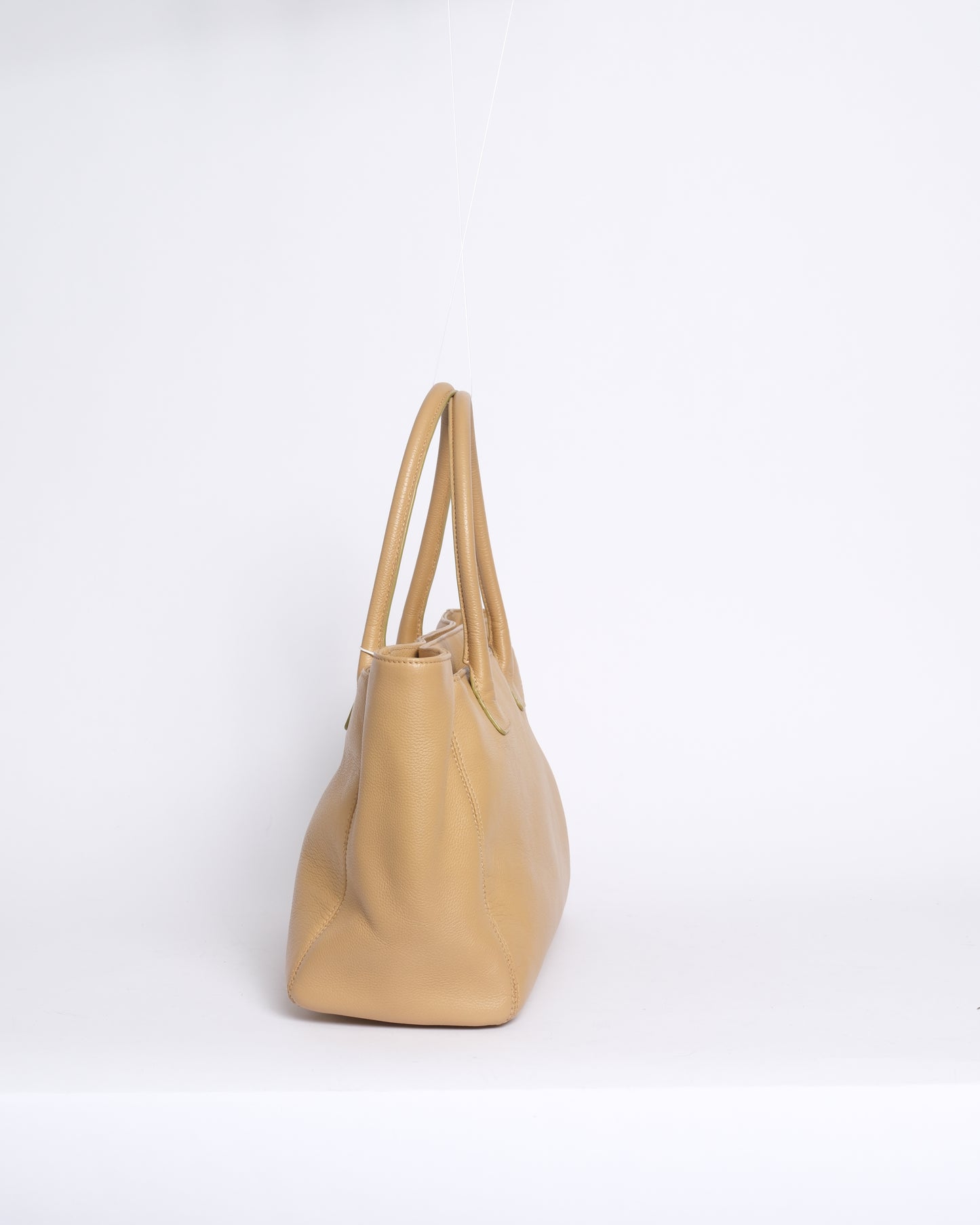 Chanel Tan Caviar Leather Executive Cerf Tote Bag
