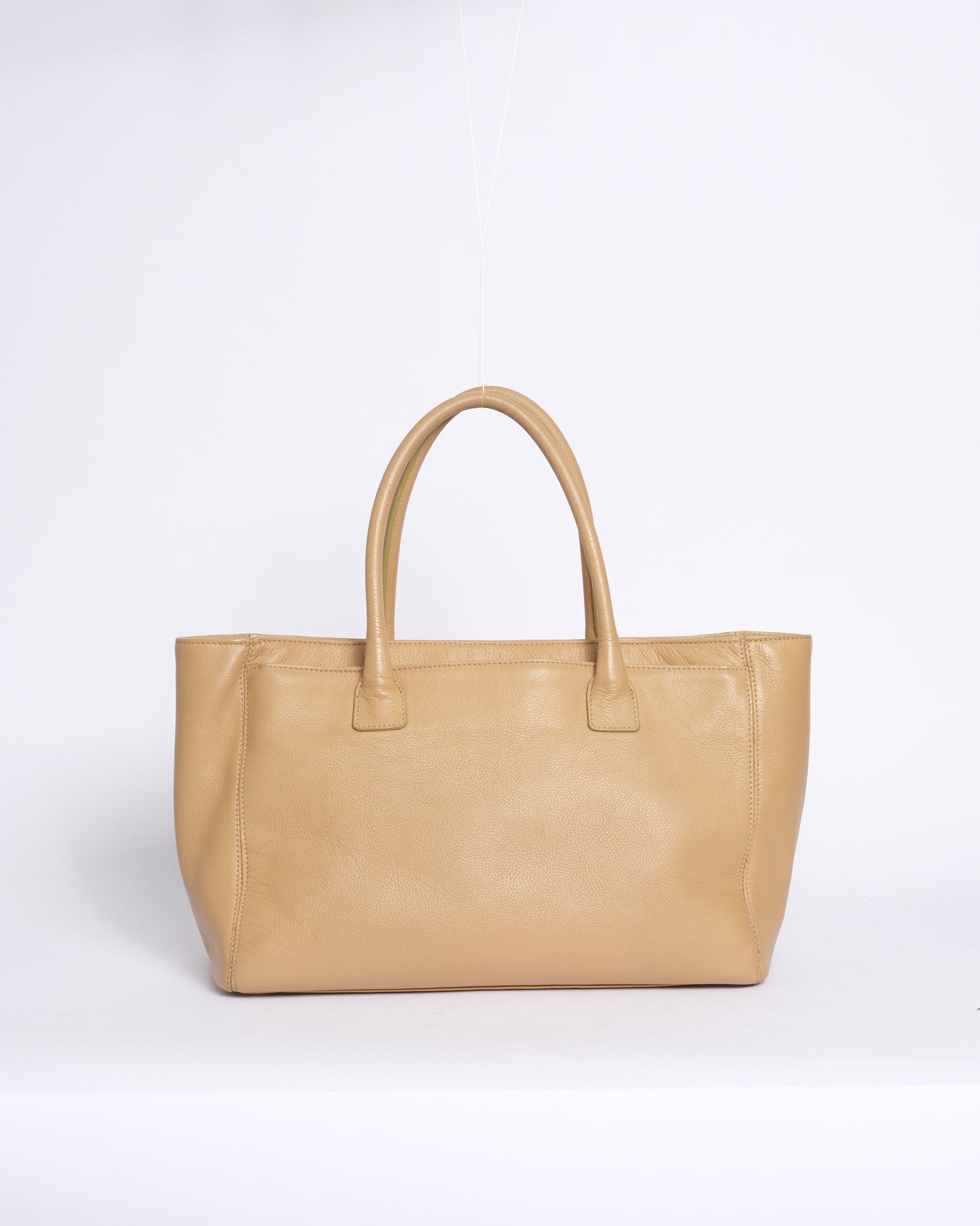 Chanel Tan Caviar Leather Executive Cerf Tote Bag