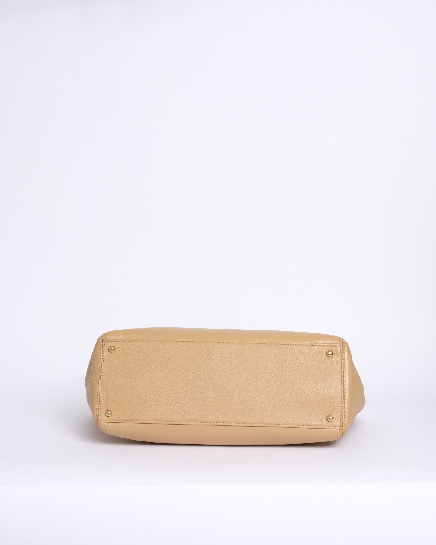 Chanel Tan Caviar Leather Executive Cerf Tote Bag