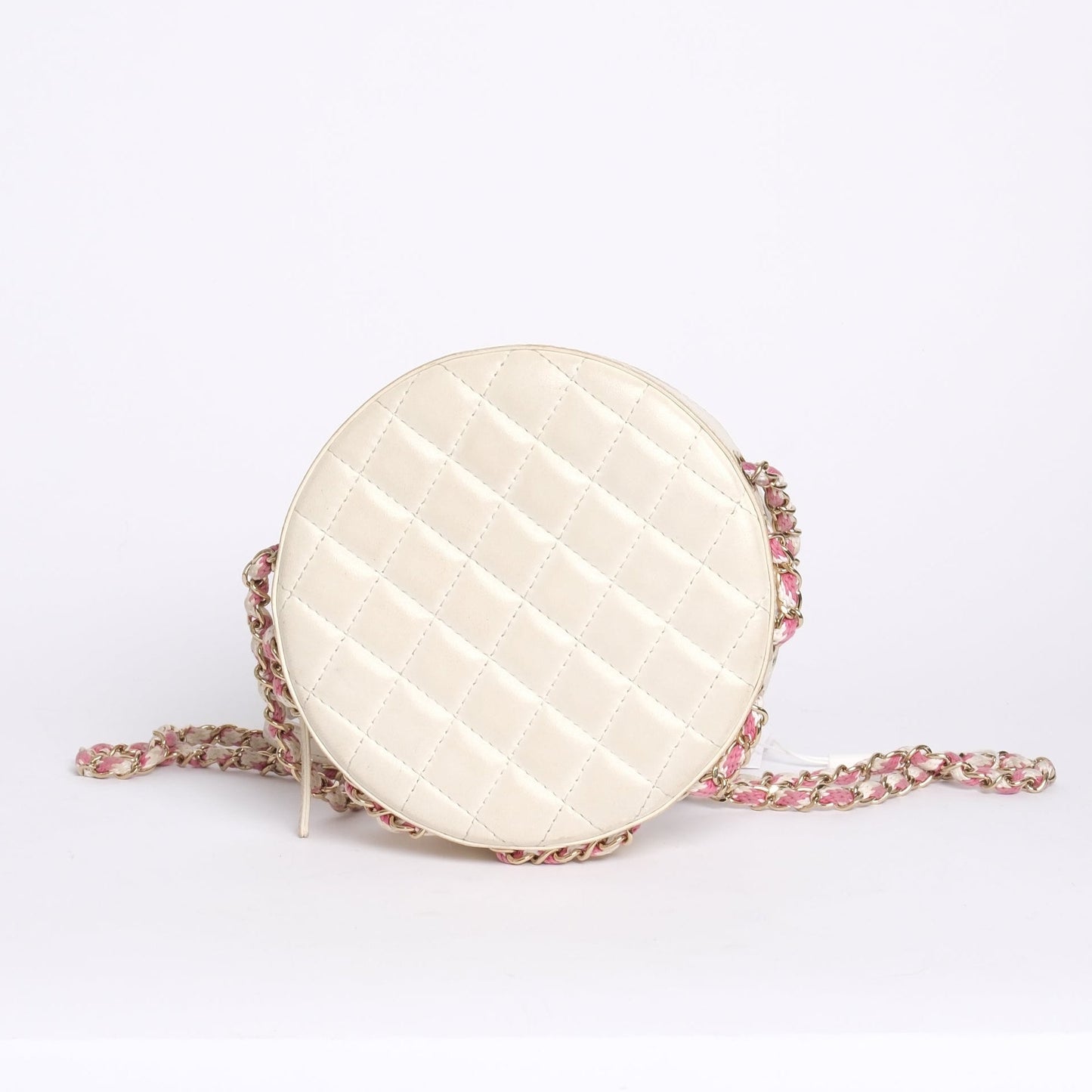 Chanel 2019 Pink & Cream Lifesaver Crossbody Bag