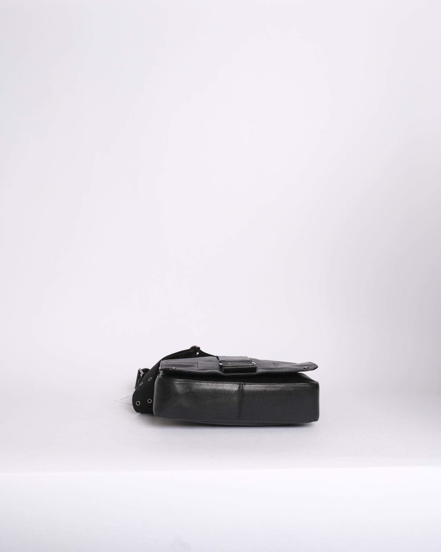 Christian Dior Black Leather Street Chic Crossbody Bag