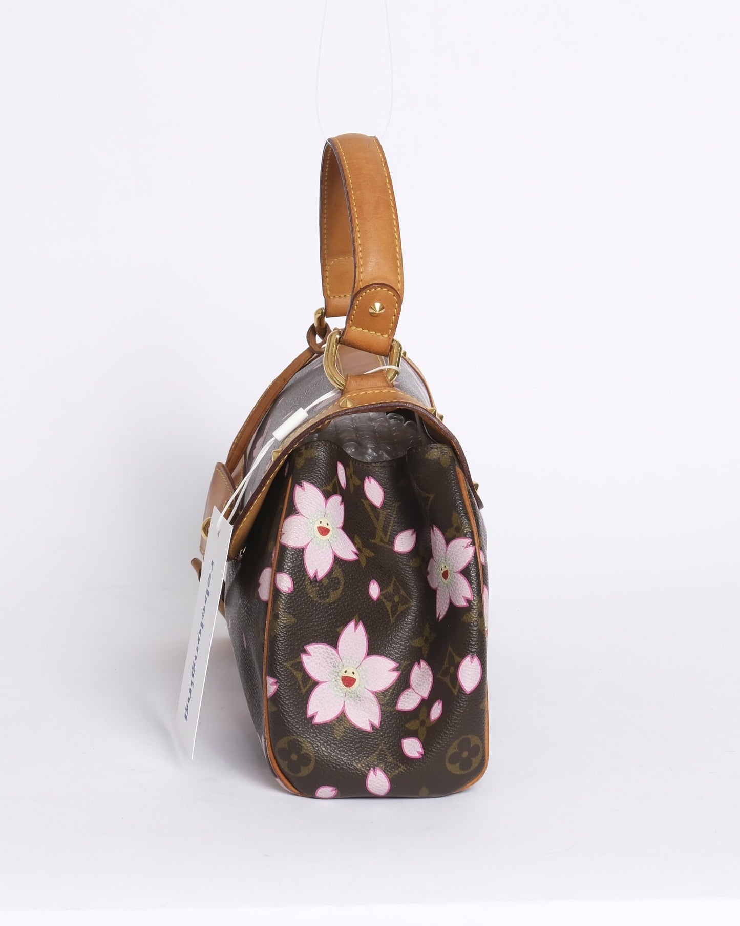 Louis Vuitton Brown Monogram Cherry Blossom Sac Retro Handbag