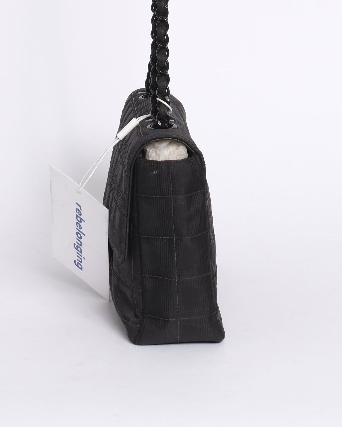 Chanel Black Travel Line Nylon Flap
