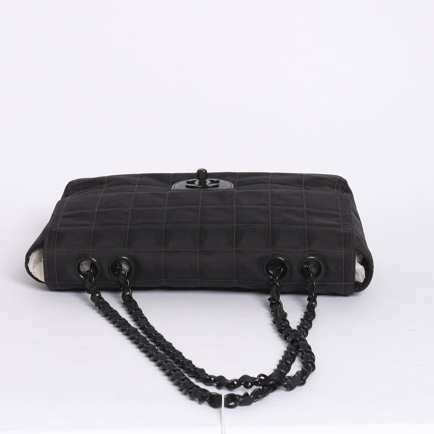 Chanel Black Travel Line Nylon Flap