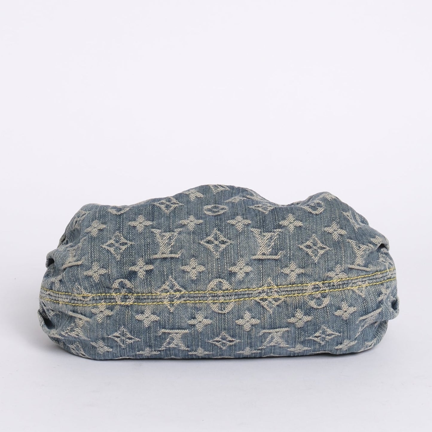 Louis Vuitton Denim Monogram Pleaty Handbag