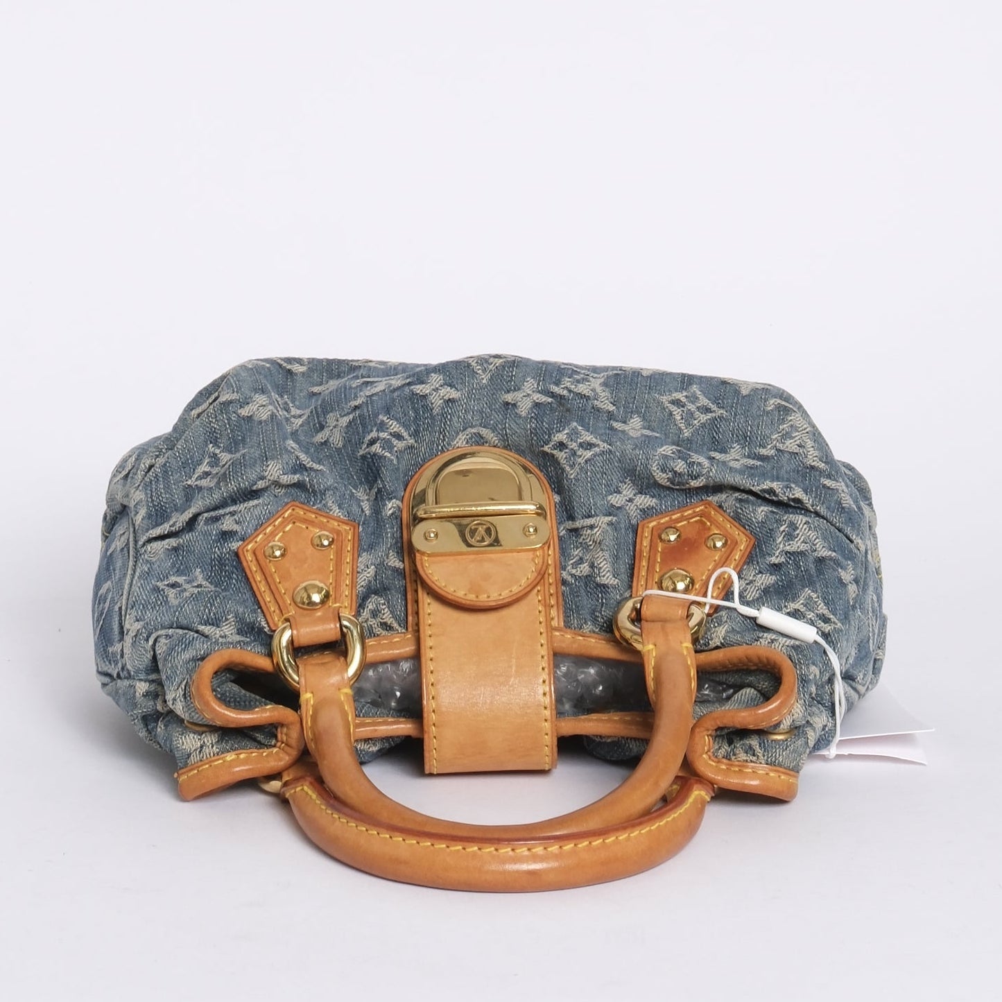 Louis Vuitton Denim Monogram Pleaty Handbag