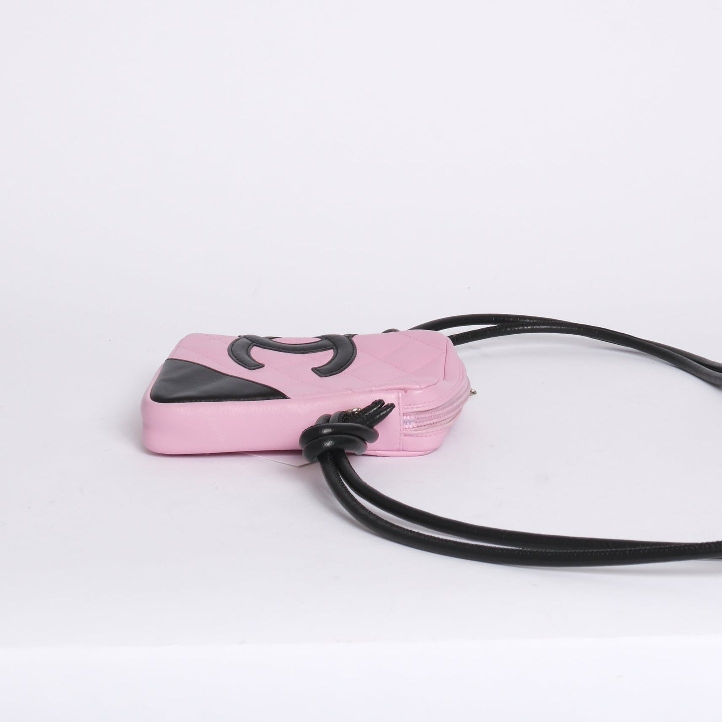 Chanel Pink Lambskin Leather Cambon Ligne Crossbody