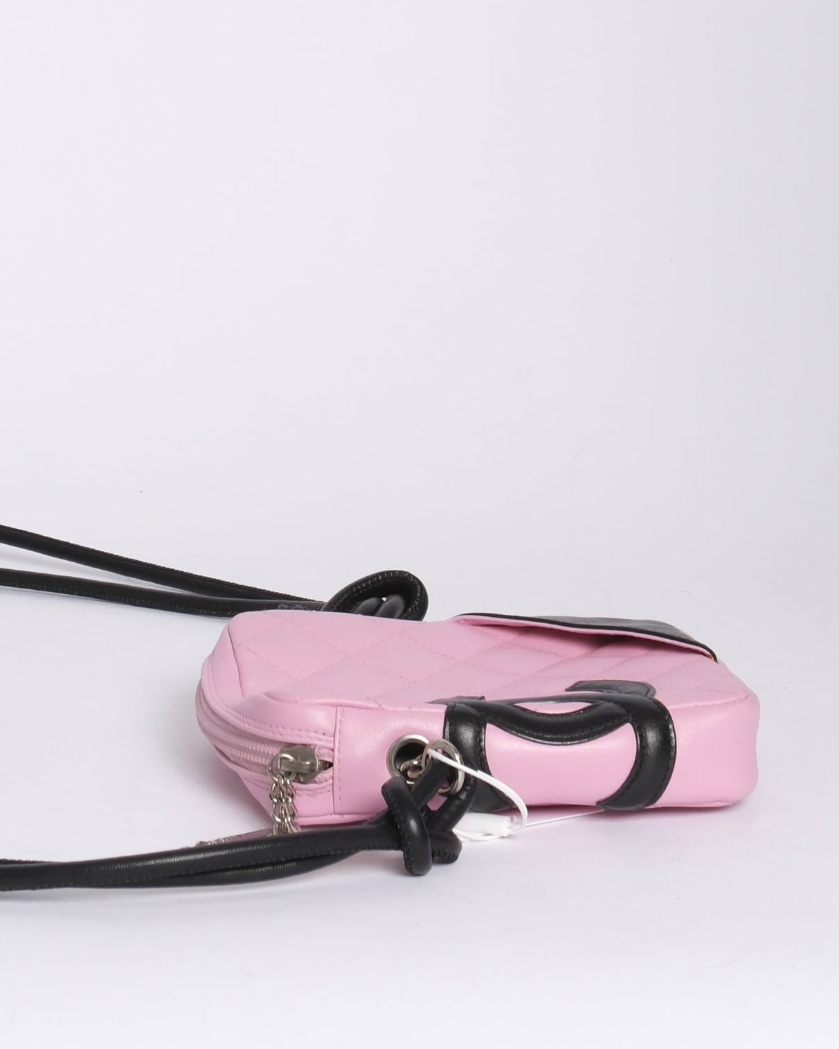 Chanel Pink Lambskin Leather Cambon Ligne Crossbody