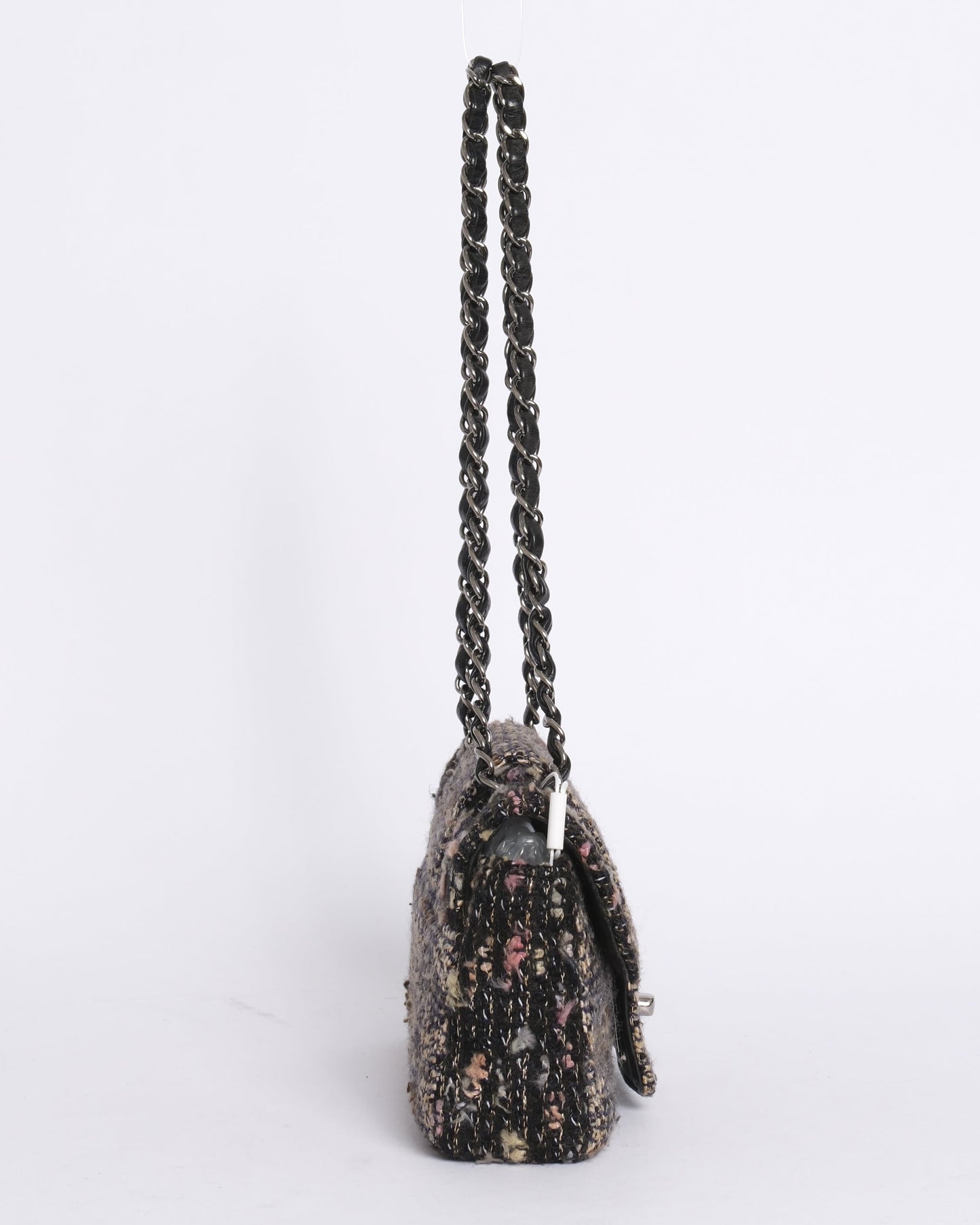 Chanel 2004 Multicolored Tweed Dark Fantasy Chain Flap