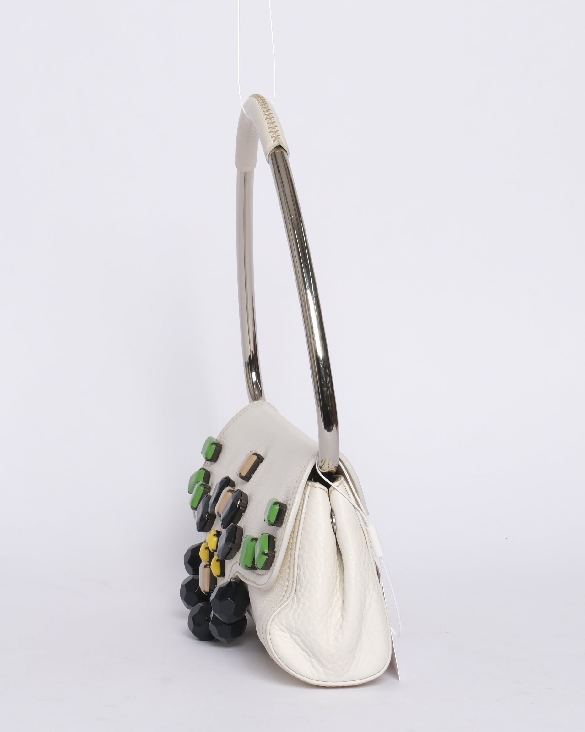 牡*蠣様 PRADA プラダ　メタルハンドル　バッグ 牡*蠣様 PRADA プラダ メタルハンドル バッグ 牡*蠣様 PRADA プラダ