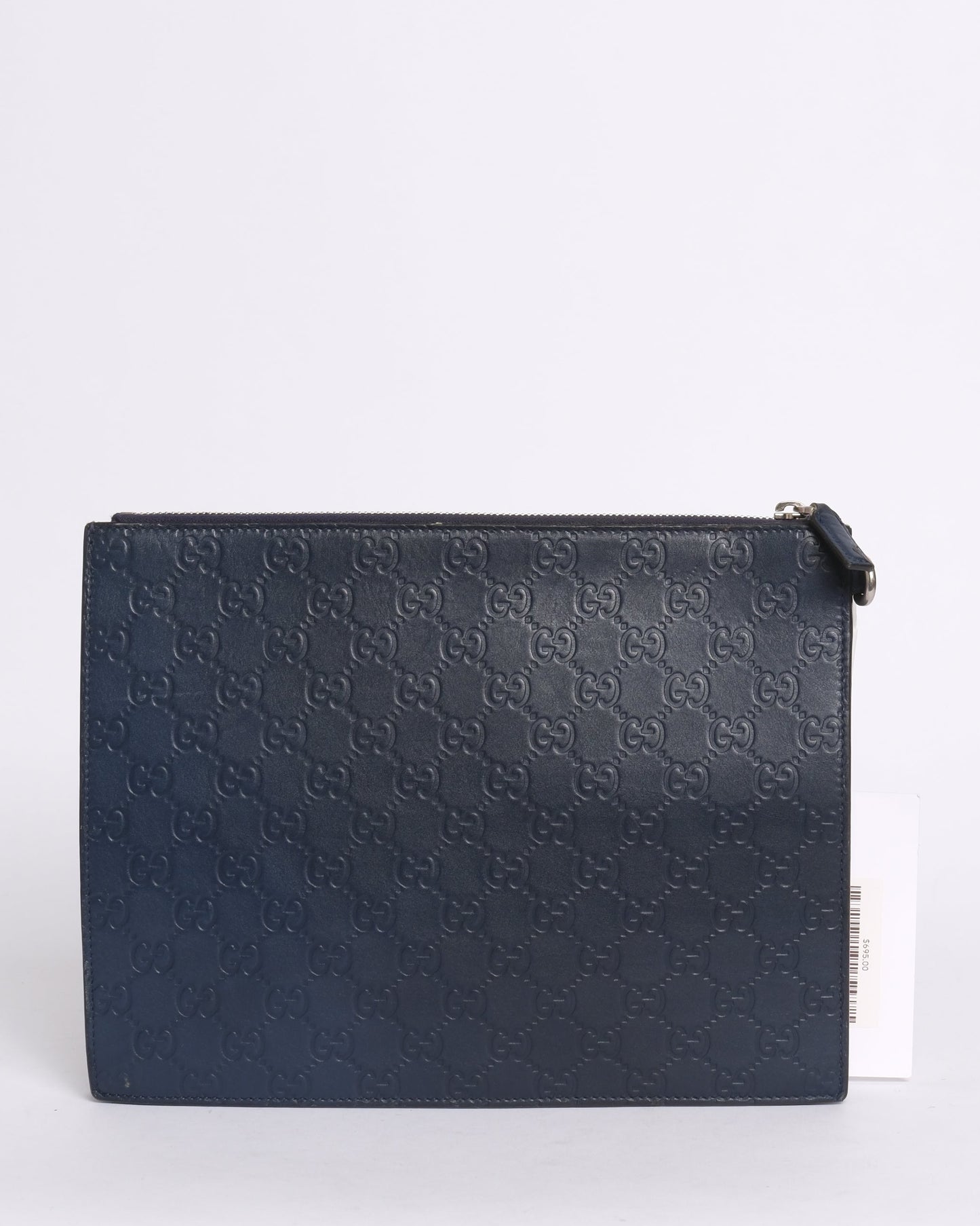 Gucci x MLB Navy & White Monogram Leather Clutch