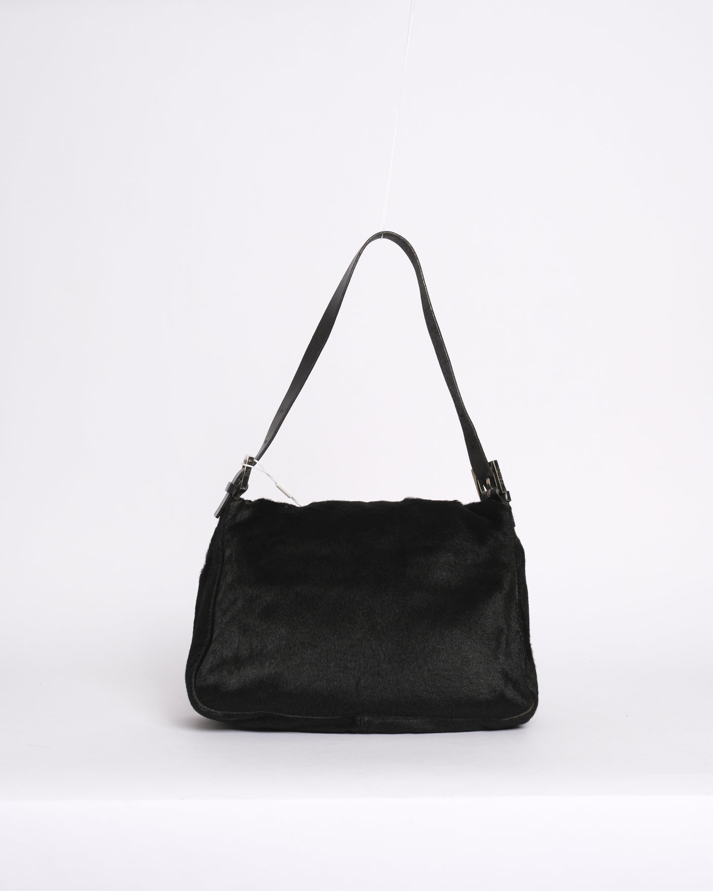 Fendi Black Ponyhair Mamma Baguette