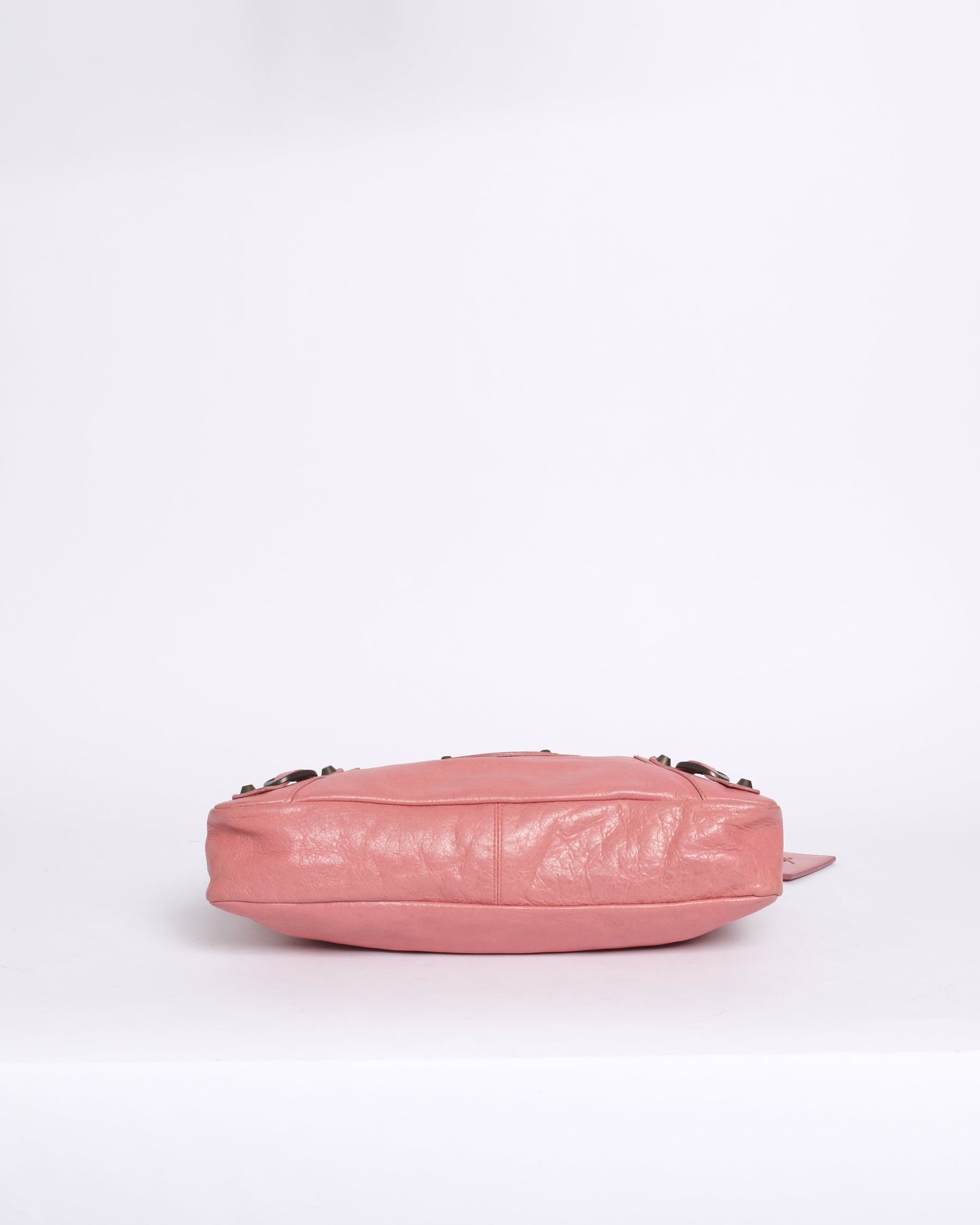 Balenciaga Pink Classic 'The First' Motorcycle City Bag