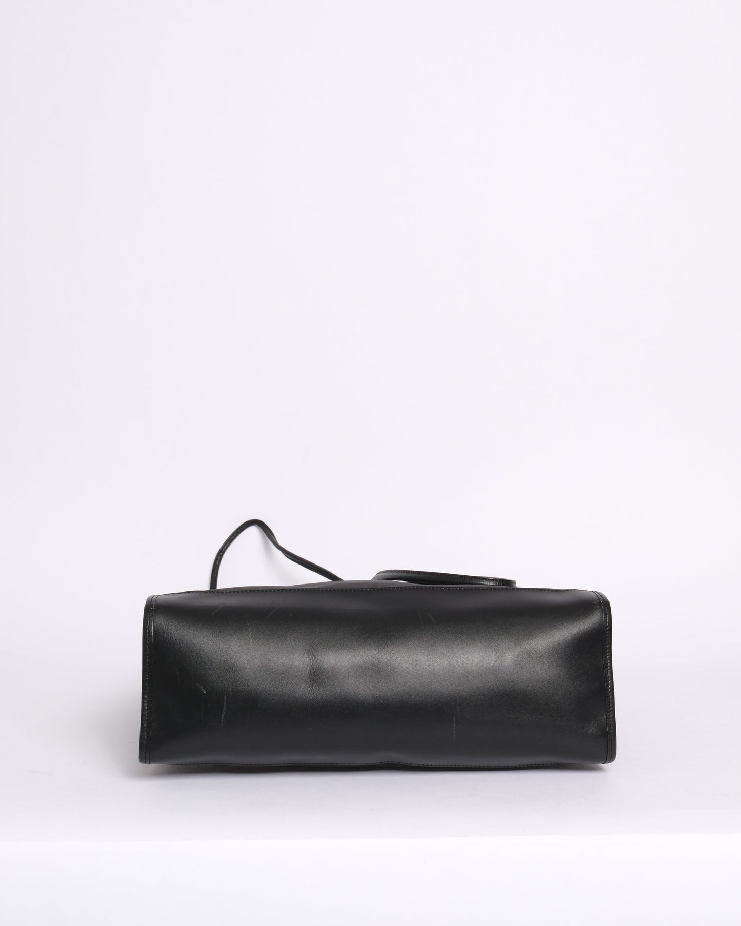 Fendi Black Mesh Shopper Tote Bag