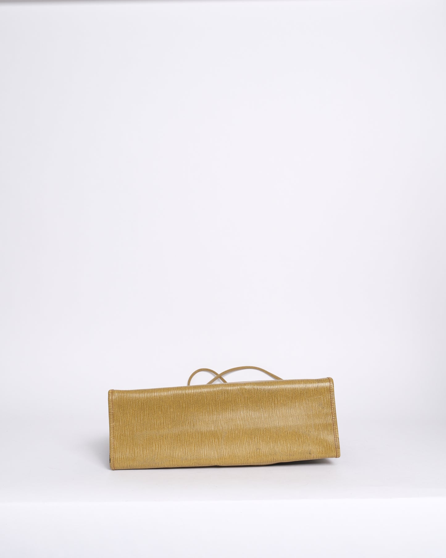 Fendi Mesh Zebra Printed Beige Small Tote Bag