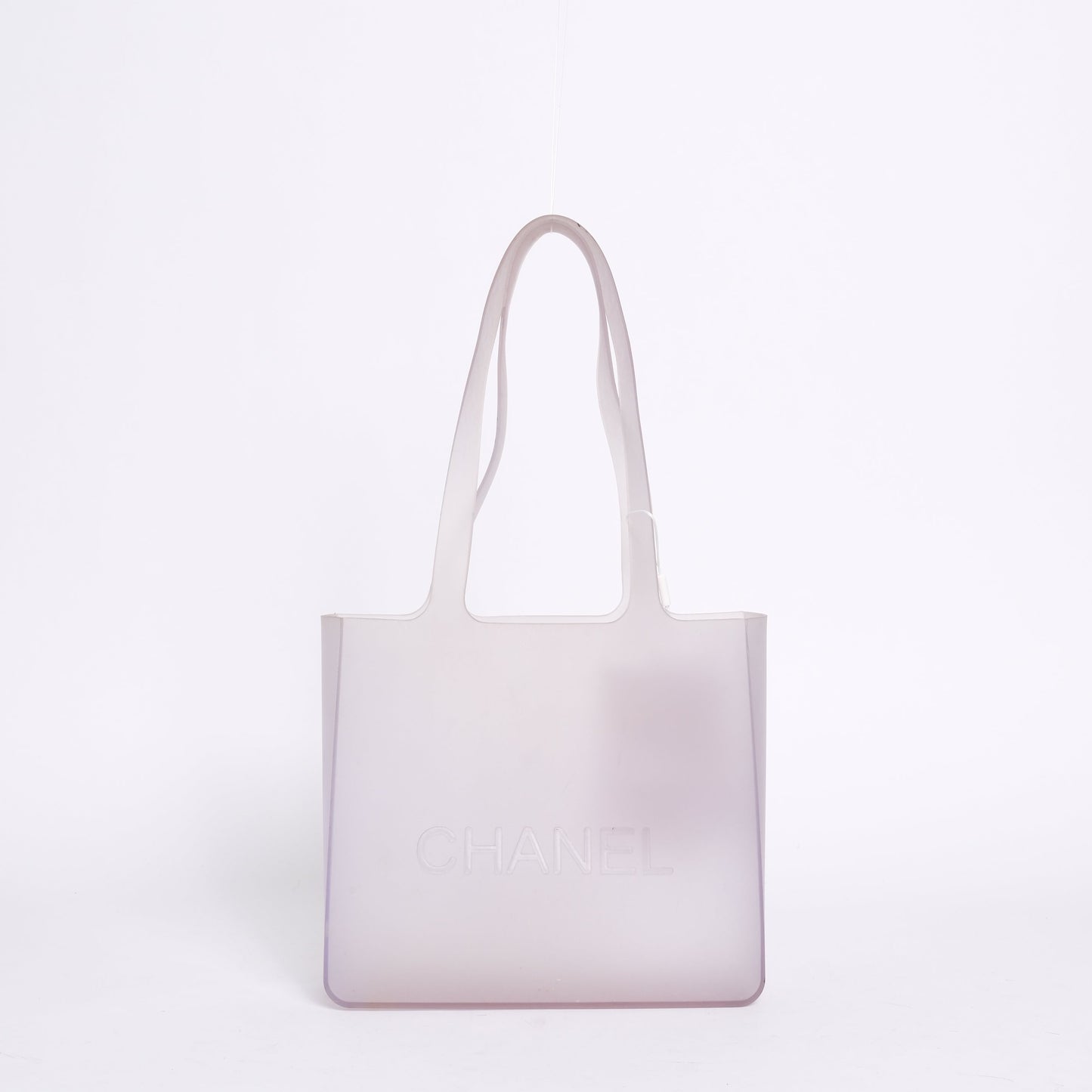 Chanel 2018 Gray PVC Tote Bag