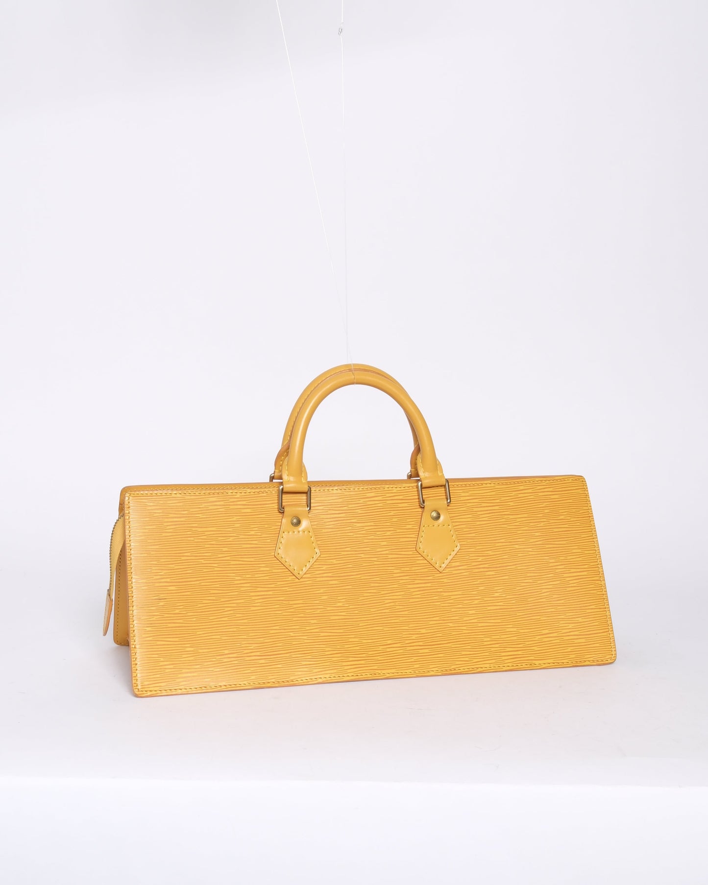 Louis Vuitton Yellow Epi Leather Sac Triangle Handbag