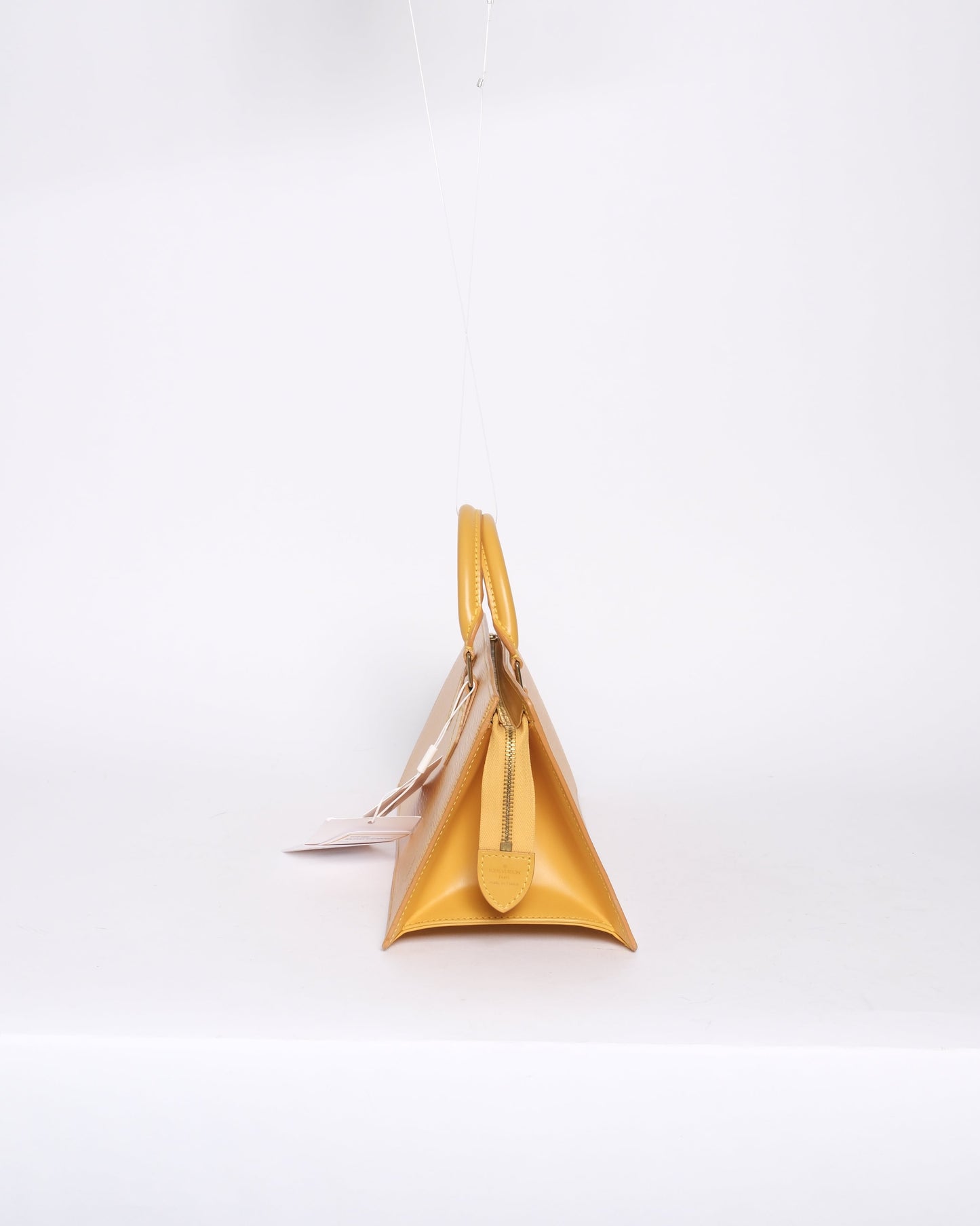 Louis Vuitton Yellow Epi Leather Sac Triangle Handbag