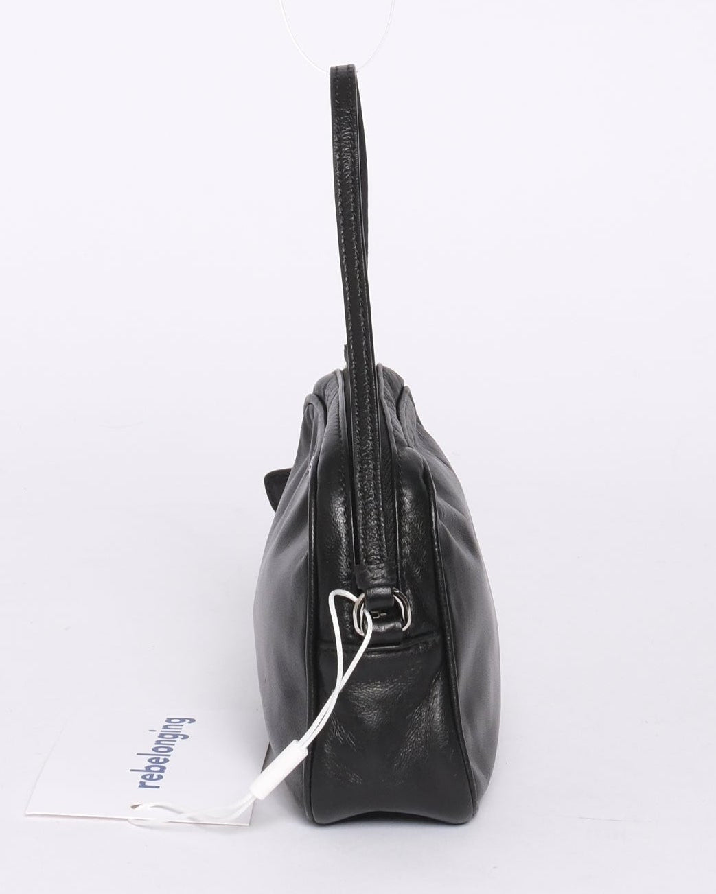 Prada Black Mini Lambskin Leather Pochette