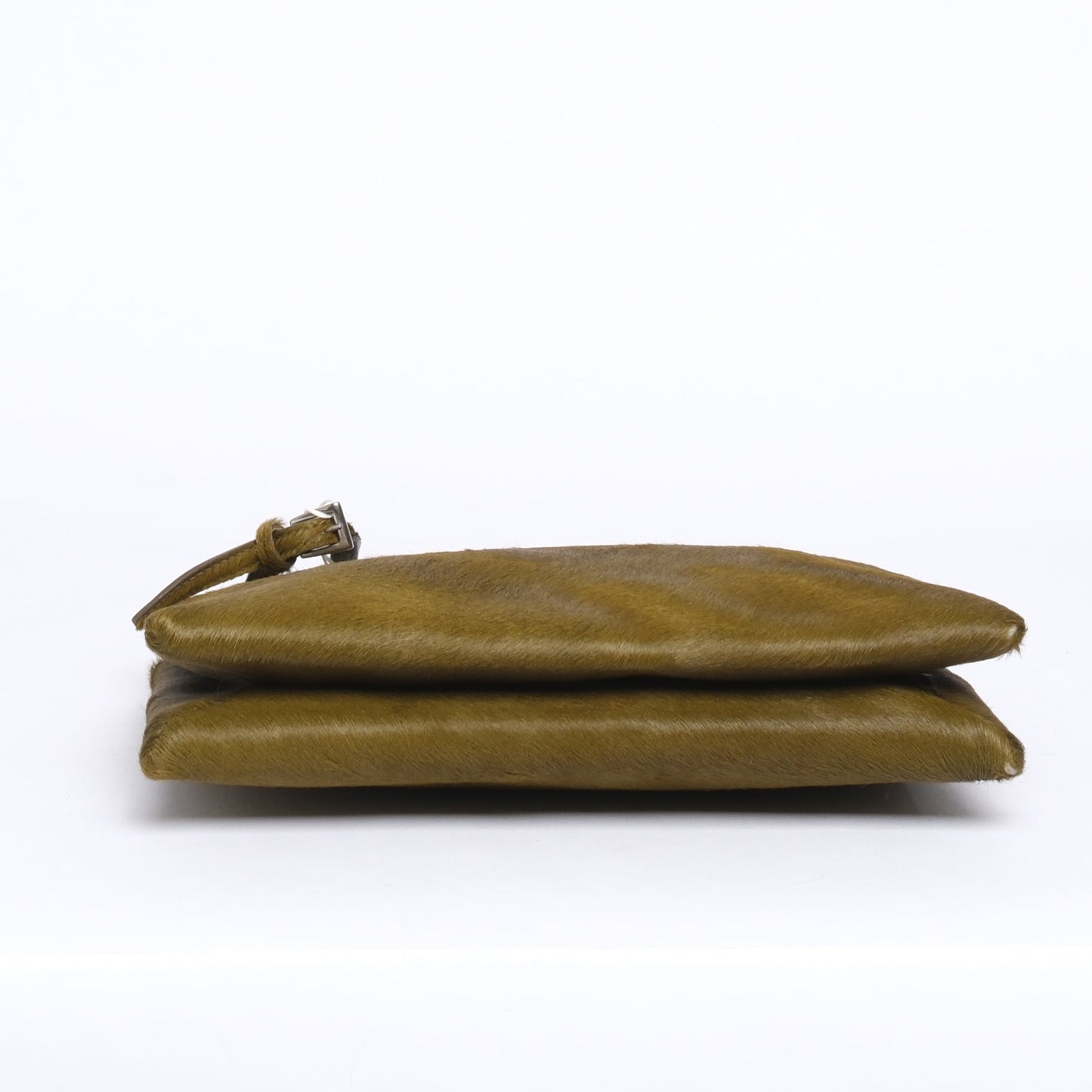 Prada Green Pony Hair Square Top Handle Bag
