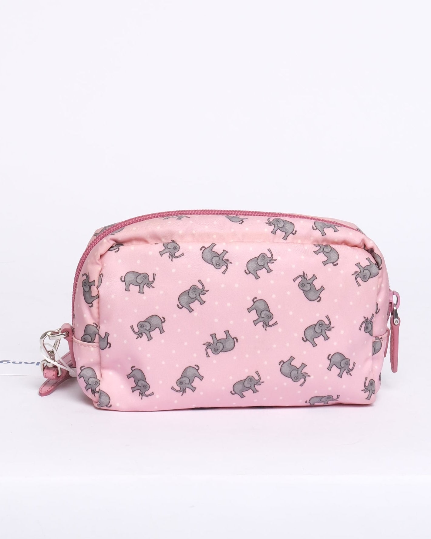 Prada Pink Nylon Elephant Pouch