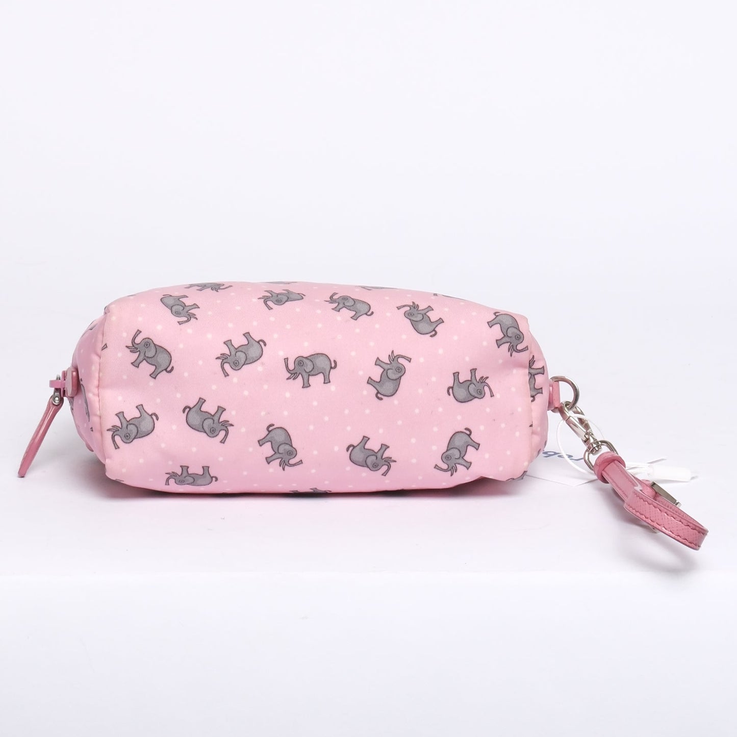 Prada Pink Nylon Elephant Pouch