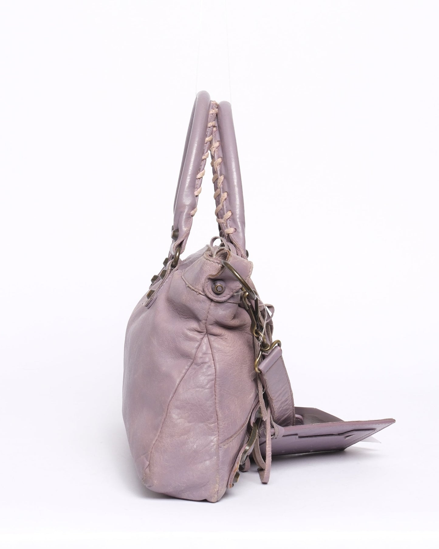 Balenciaga Lilac Leather "First" City Bag