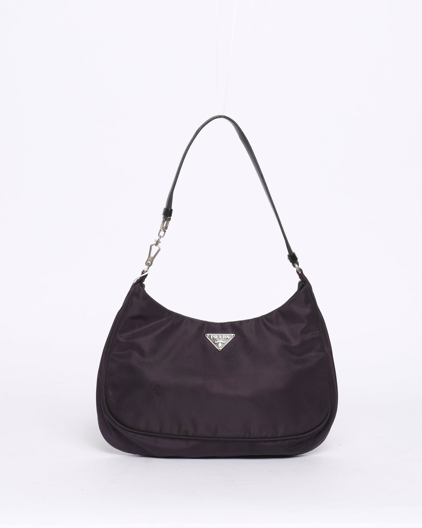 Prada Purple Nylon Small Shoulder Bag