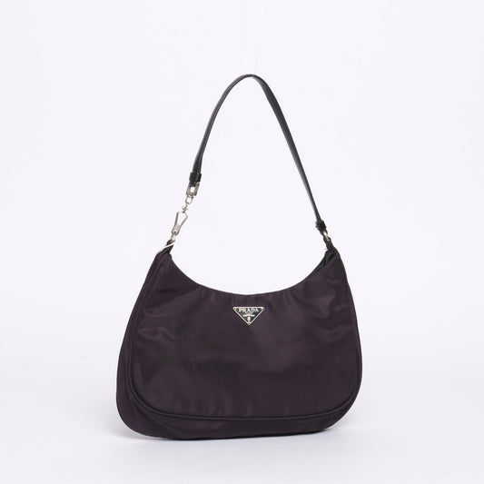 Prada Purple Nylon Small Shoulder Bag