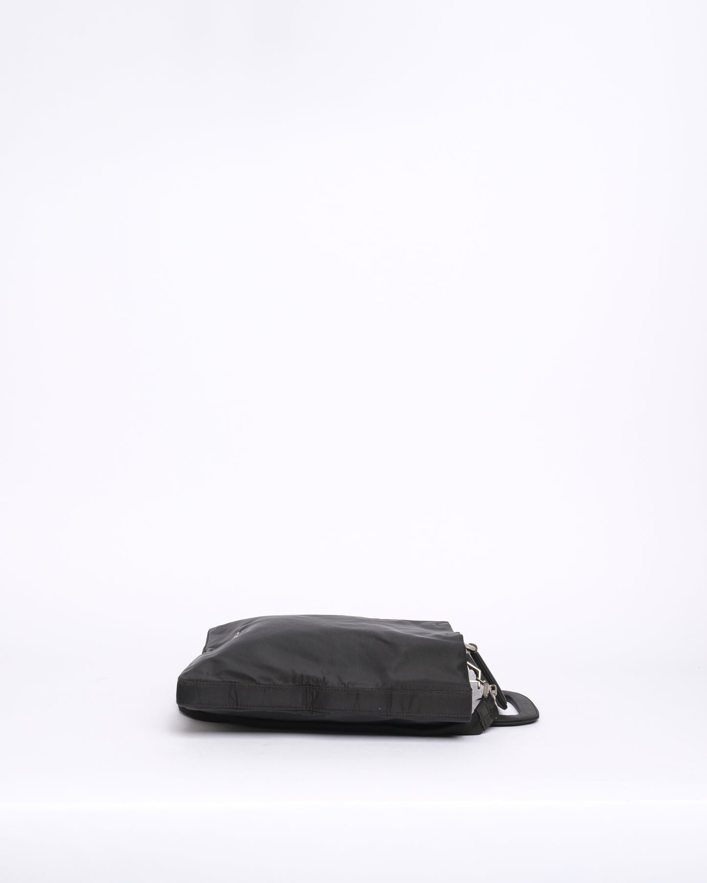 Prada Black Nylon Top Handle 2-Way Bag