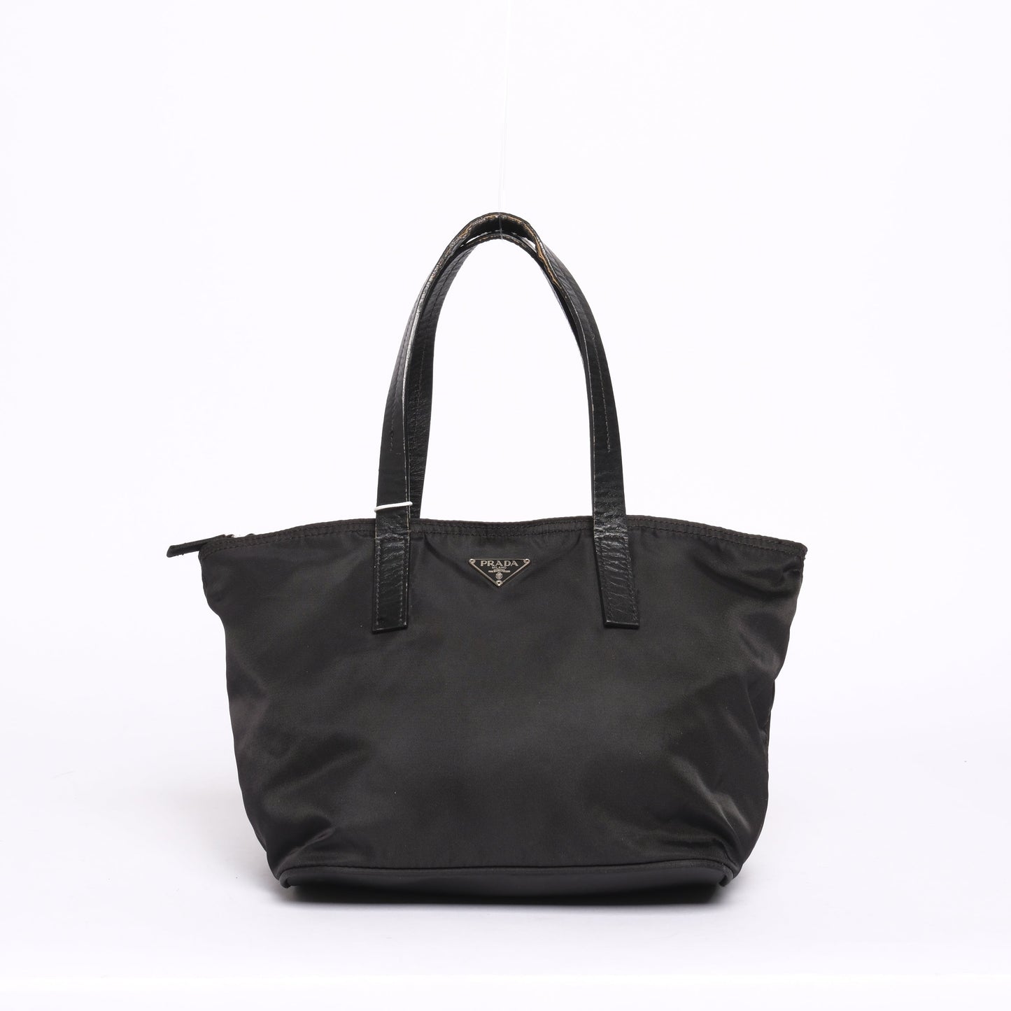 Prada Black Nylon Top Handle Bag
